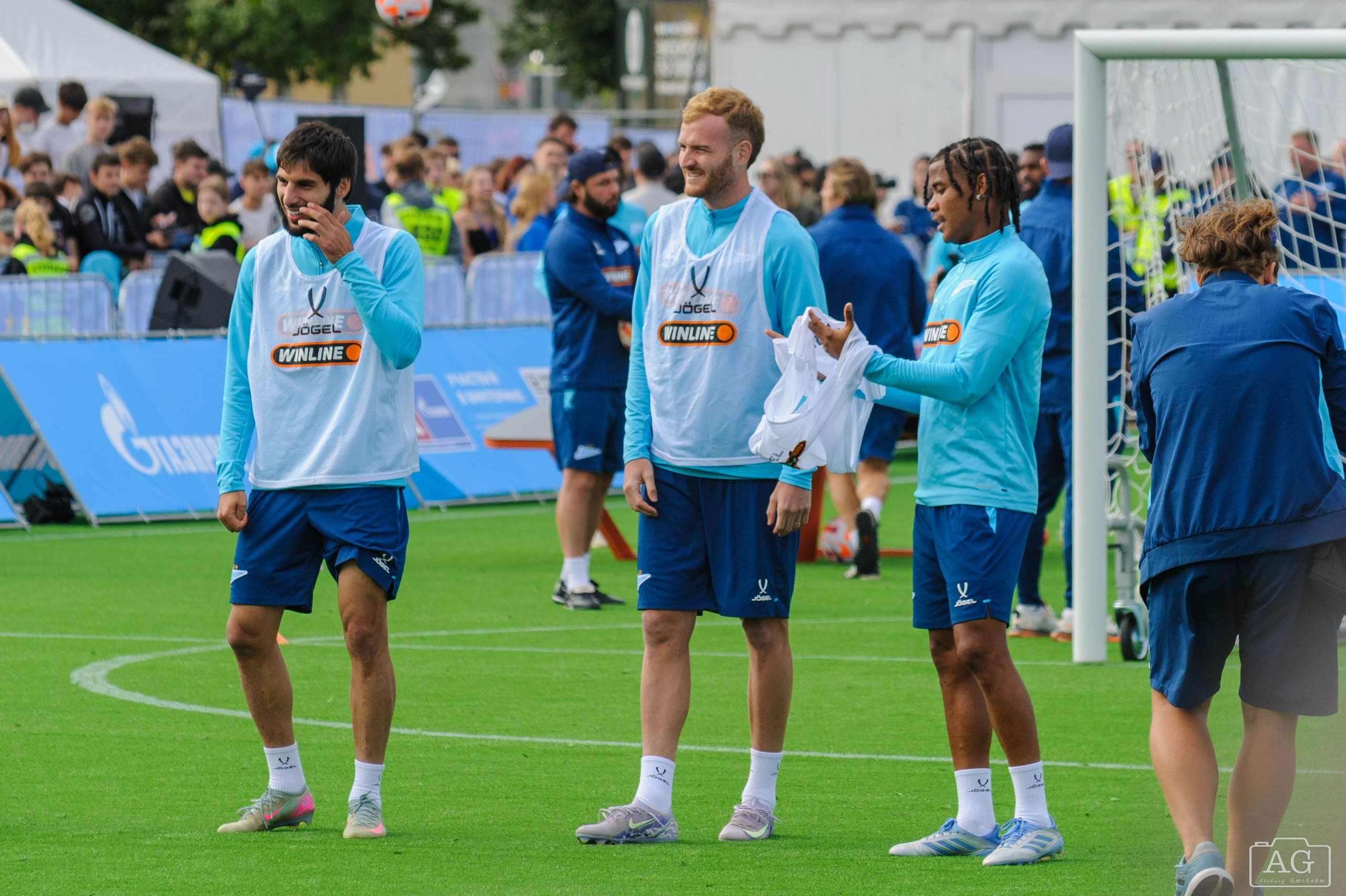 Открытая тренировка ФК «Зенит». Алексей Горчаков. Фотограф на ваш праздник