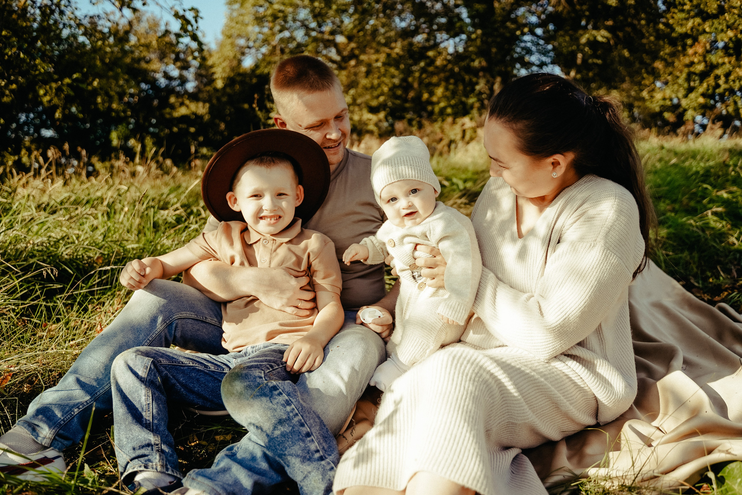 Семейная съемка осенью