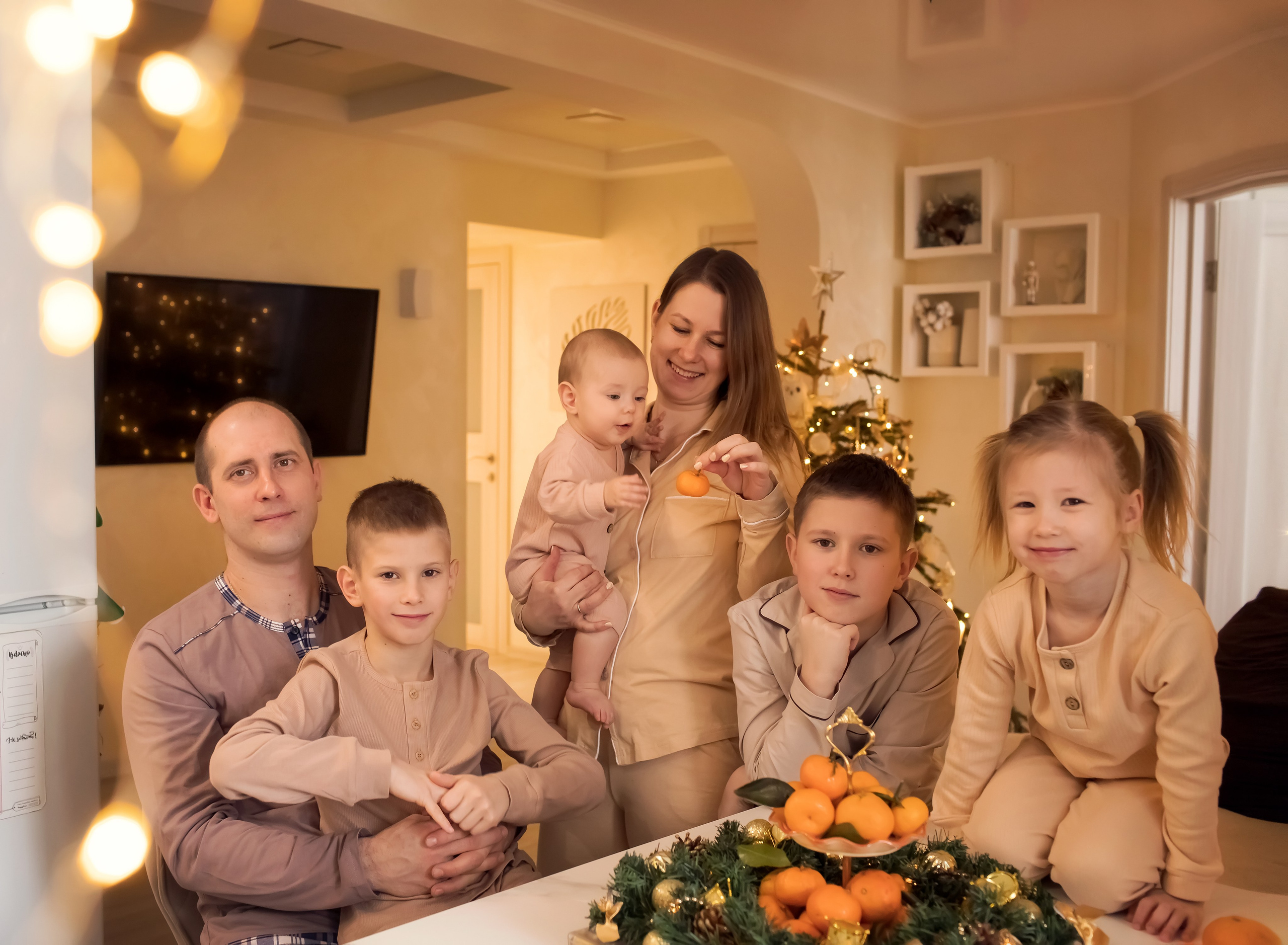 Теплое Рождество. Семейный и детский фотограф в Саратове Полина Коткина