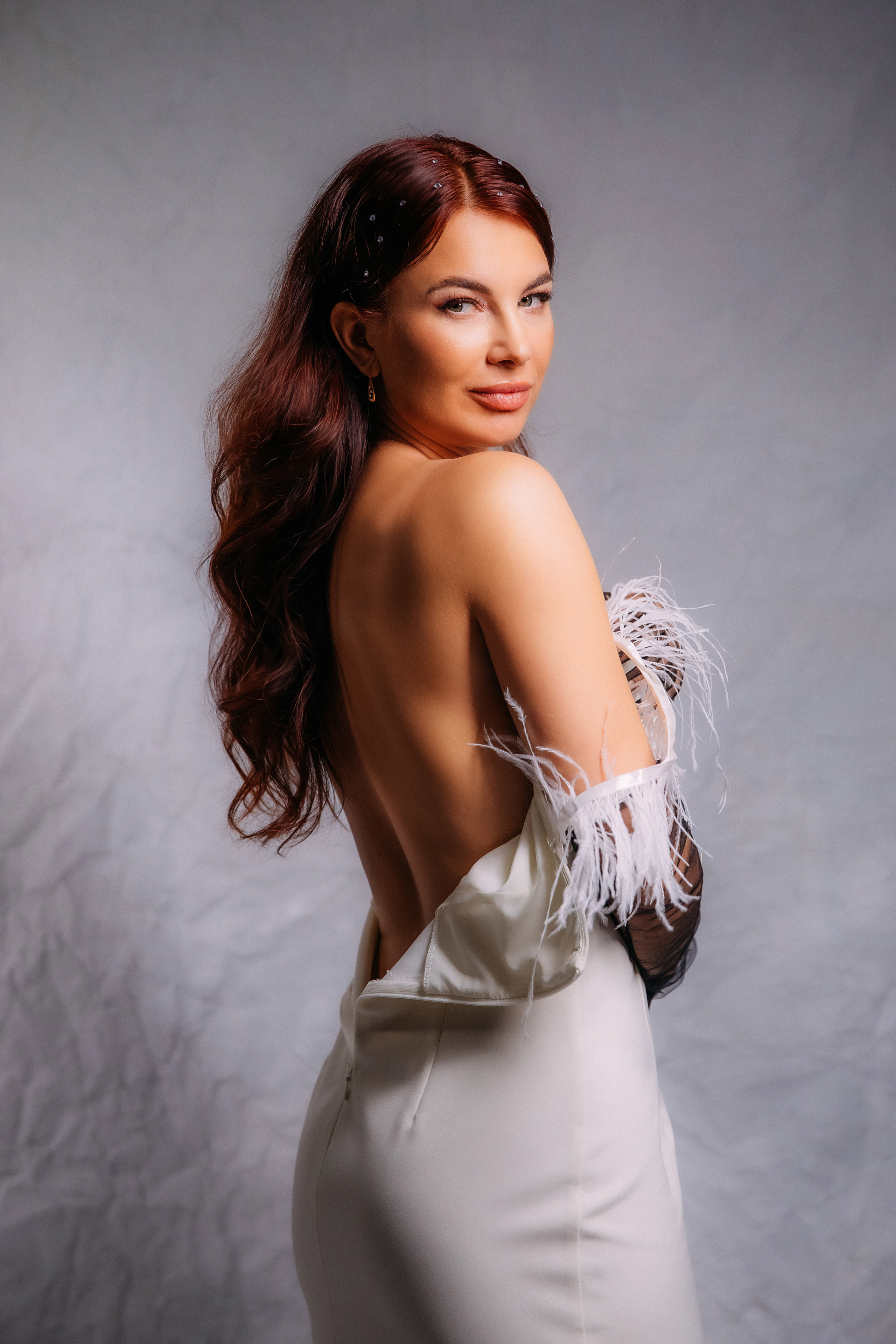 БЕЛЫЙ драпирующийся. Женский и семейный фотограф Елена Петрова