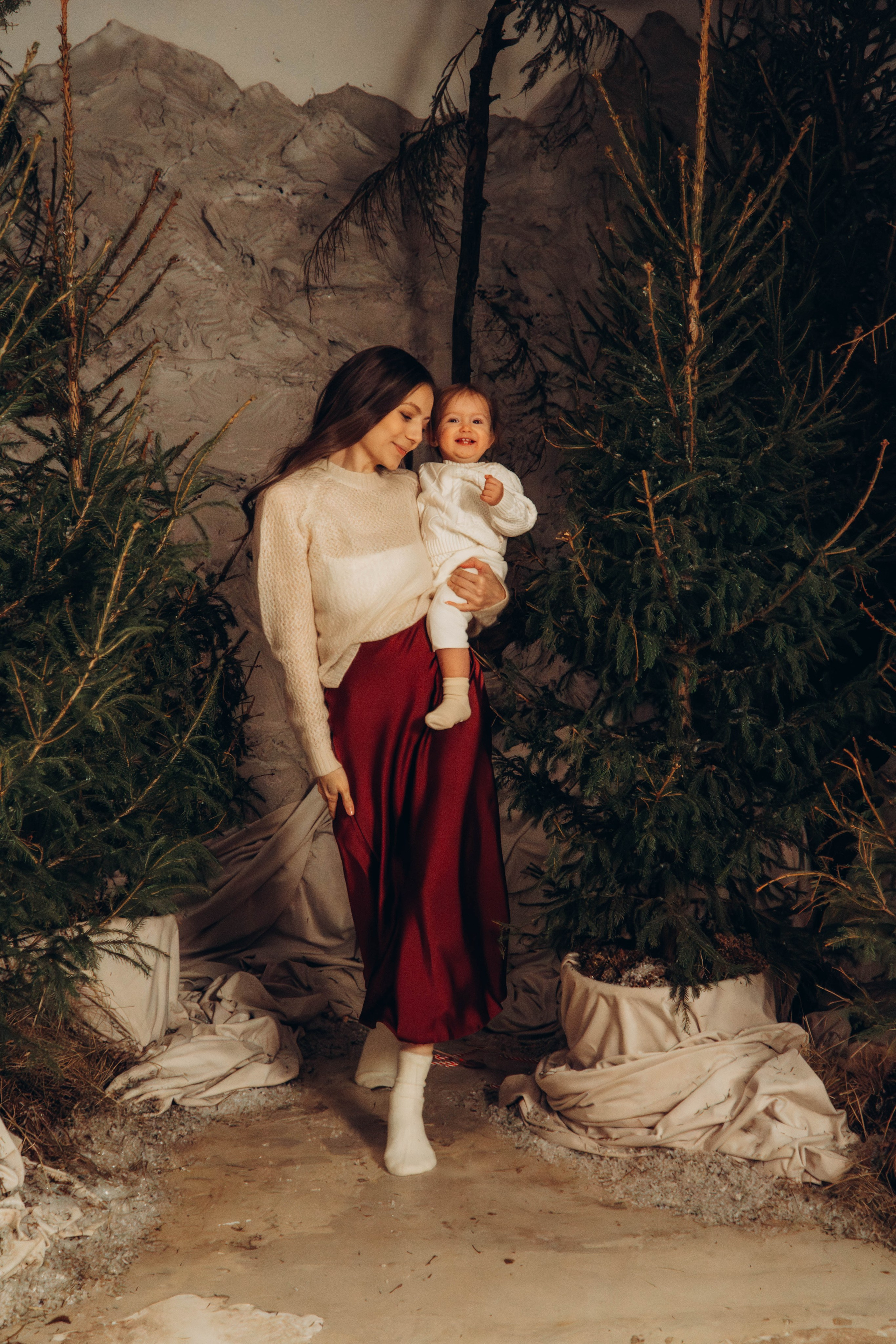 Анастасия и Мира. Студия «Мох». Фотограф Москва Валерия Веденина