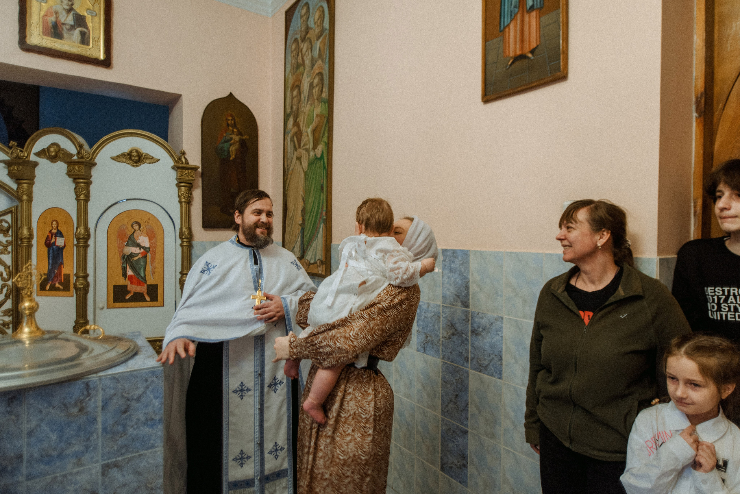 Крещение Евы. Семейный документальный фотограф в Волгограде Мариэта Додина