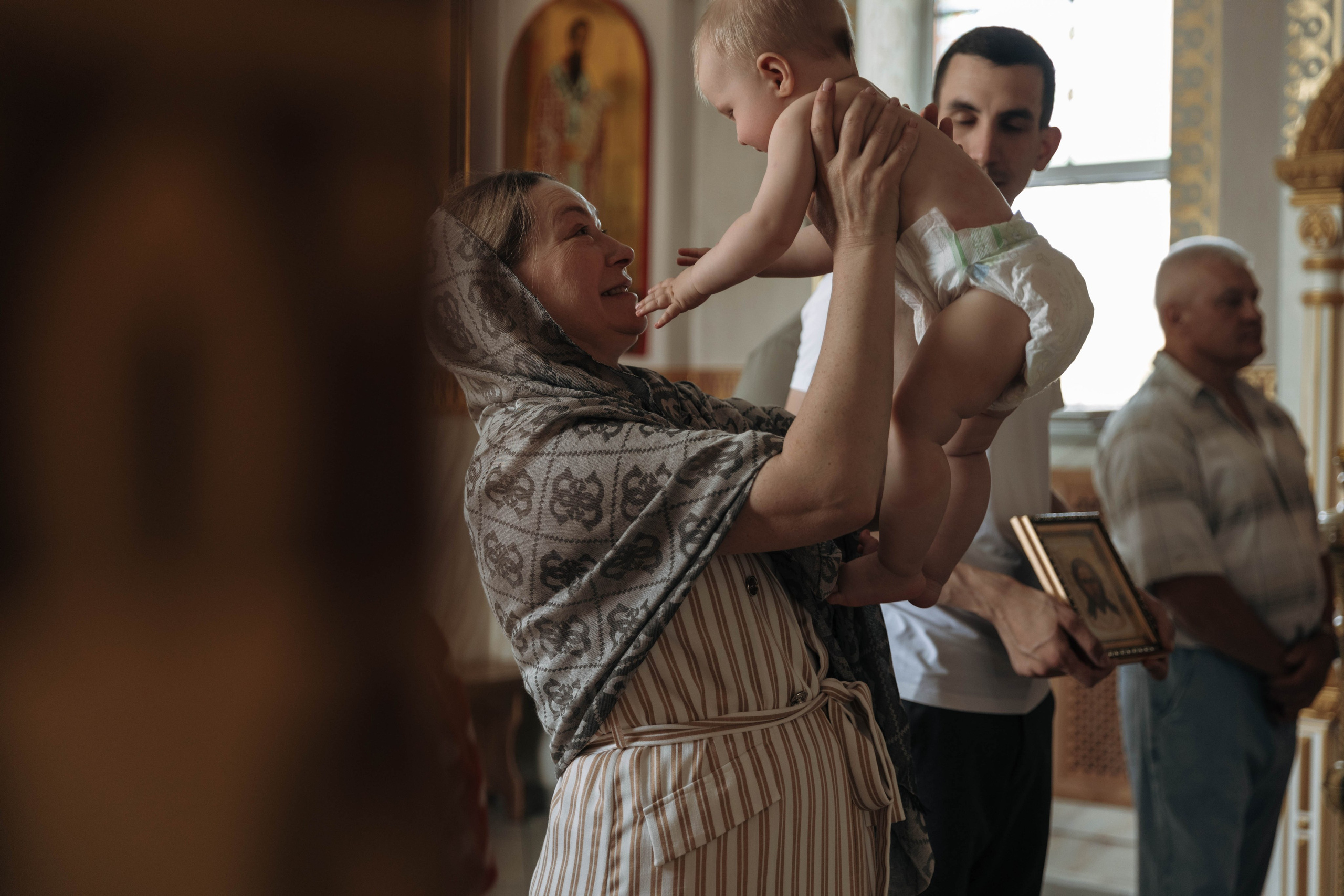 Таинство Крещения Льва. Фотограф Сальск Катерина