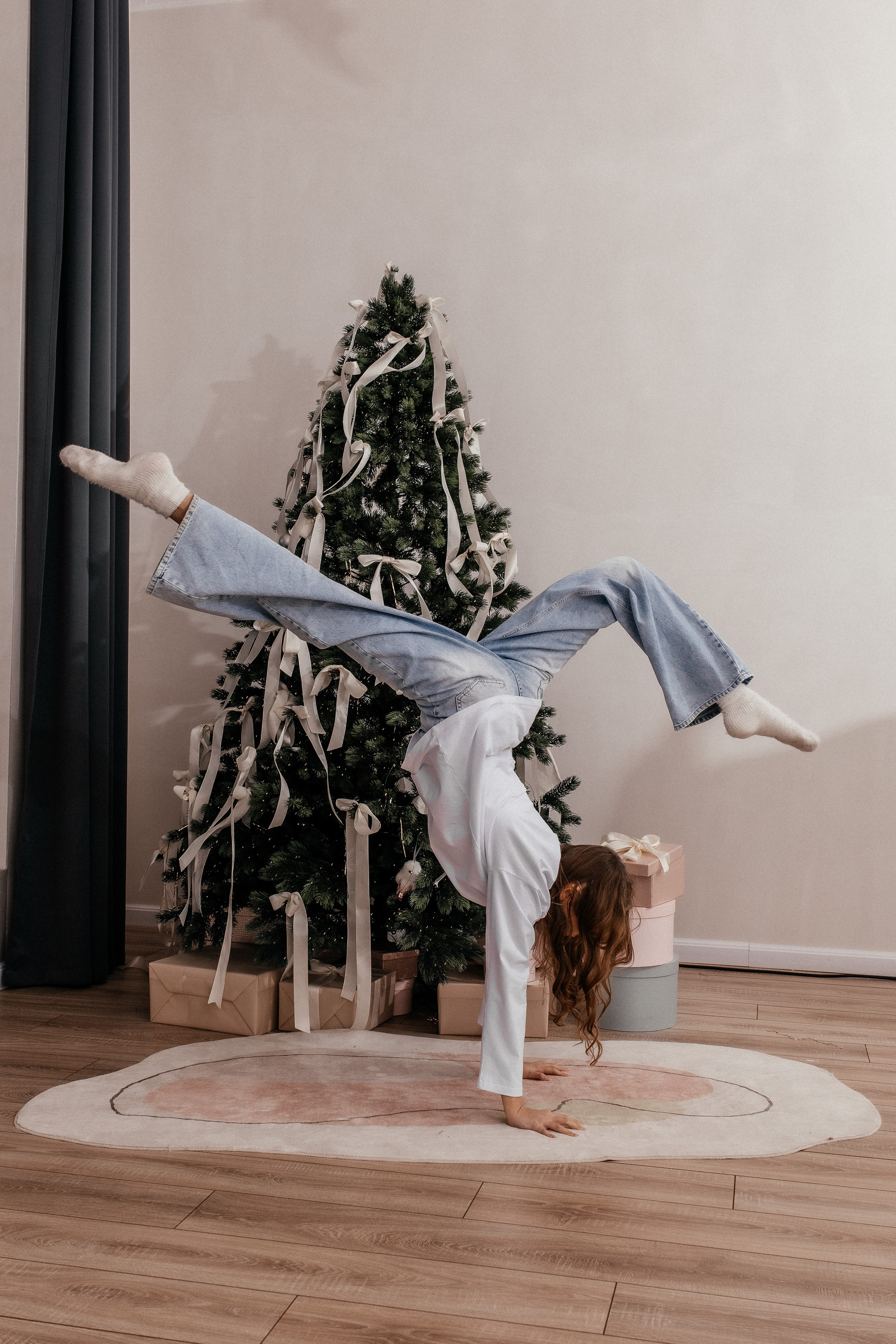 Новогодняя семейная в студии. Профессиональный фотограф, Москва |Видное Елена Елизарова