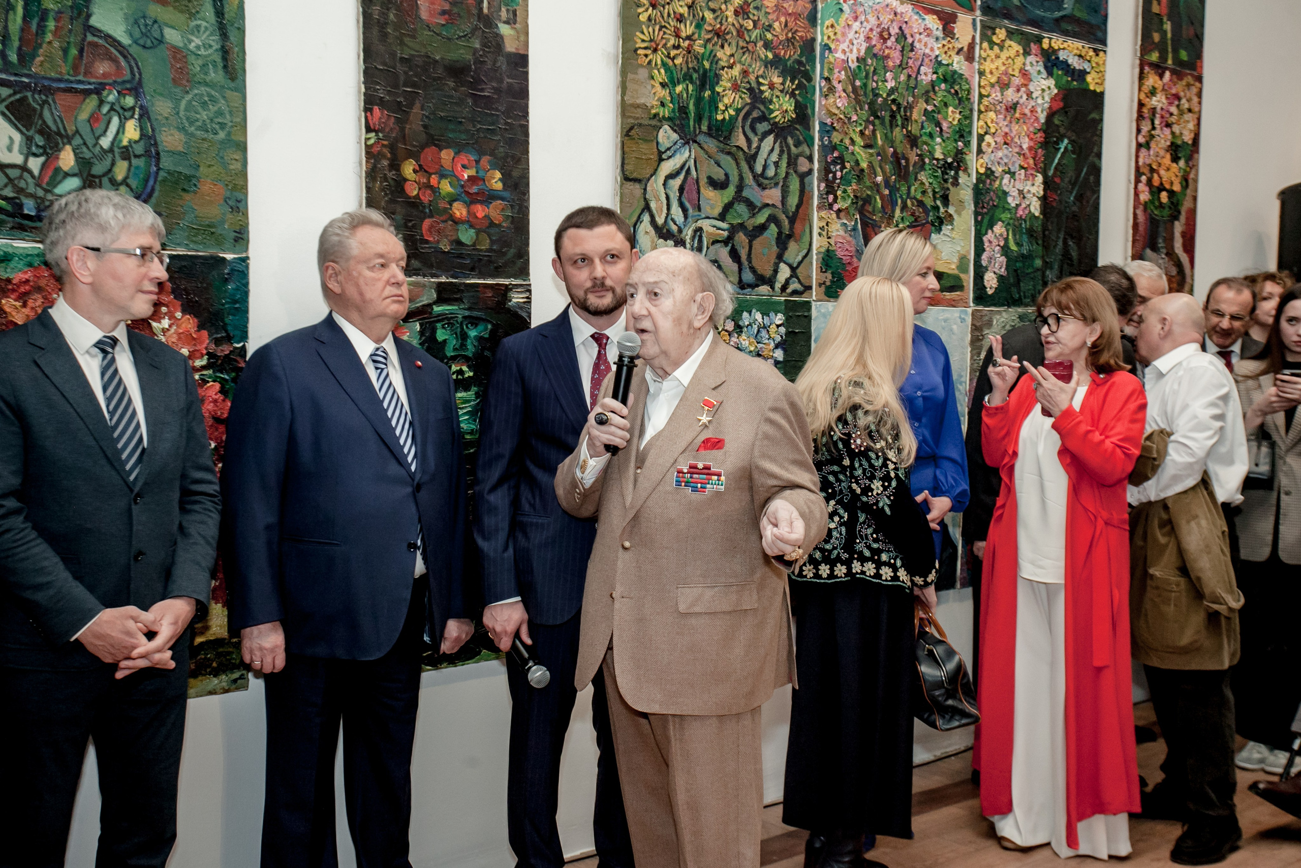 Открытие выставки Зураба Церетели. Art photographer Nino