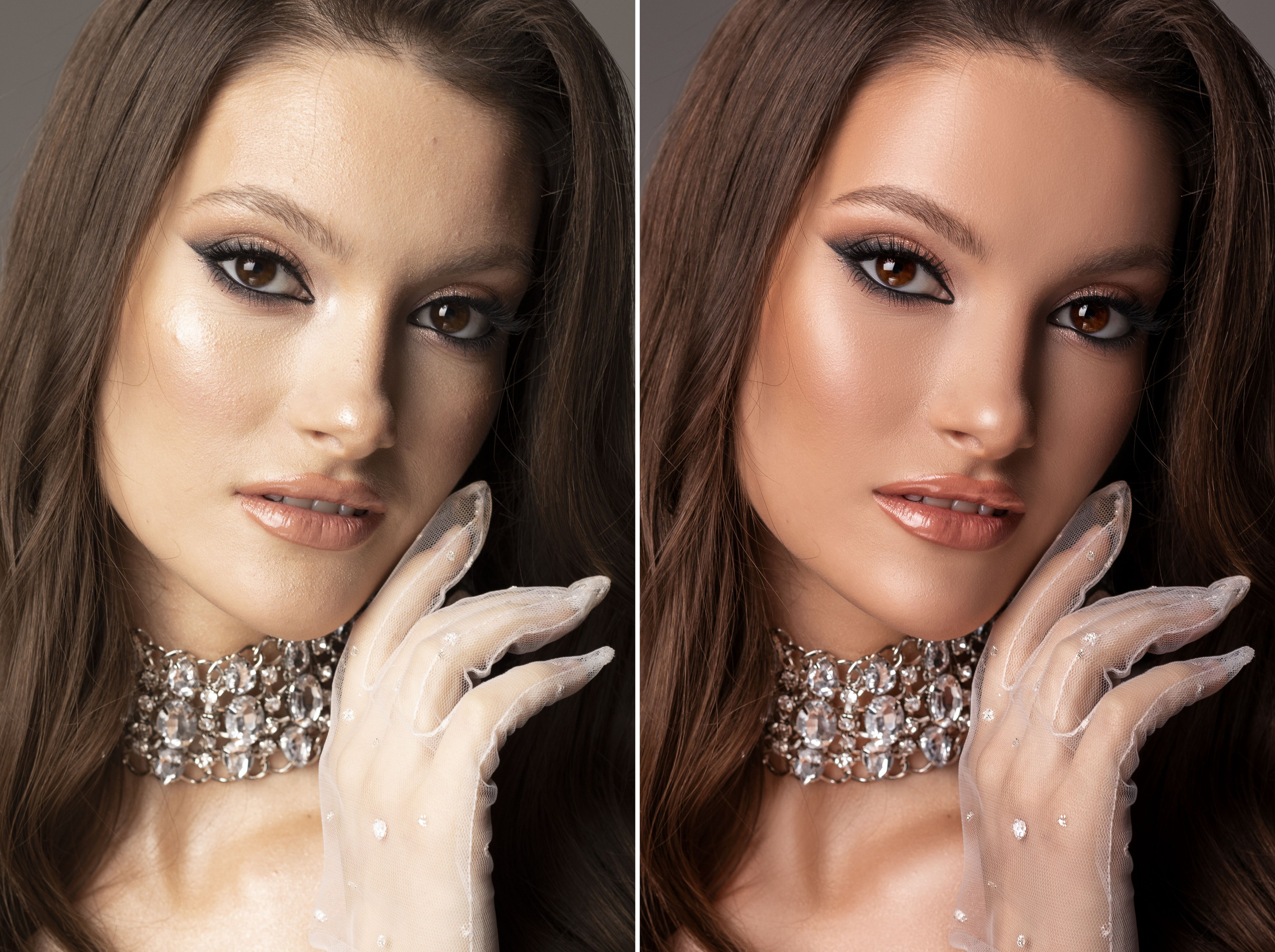 Ретушь до и после. Семейный и женский фотограф в Екатеринбурге Светлана Фиризен