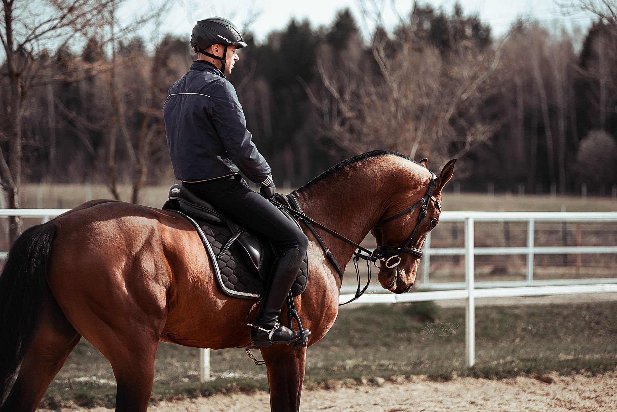 Павел и Лютик. Конный фотограф Куракина Дарья • Фотосессии с лошадьми