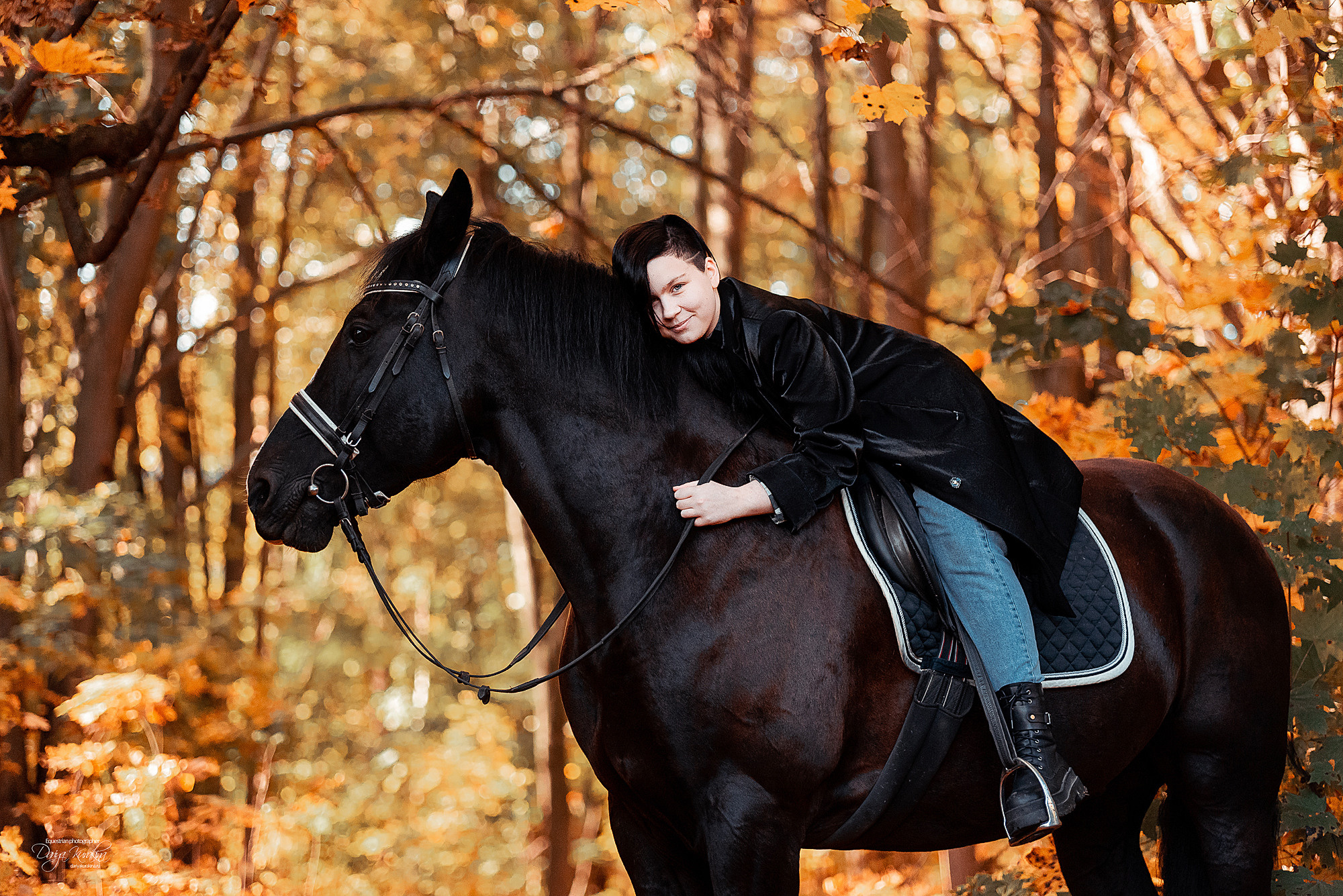 Семейная фотосессия с Корсаром. Конный фотограф Куракина Дарья • Фотосессии с лошадьми