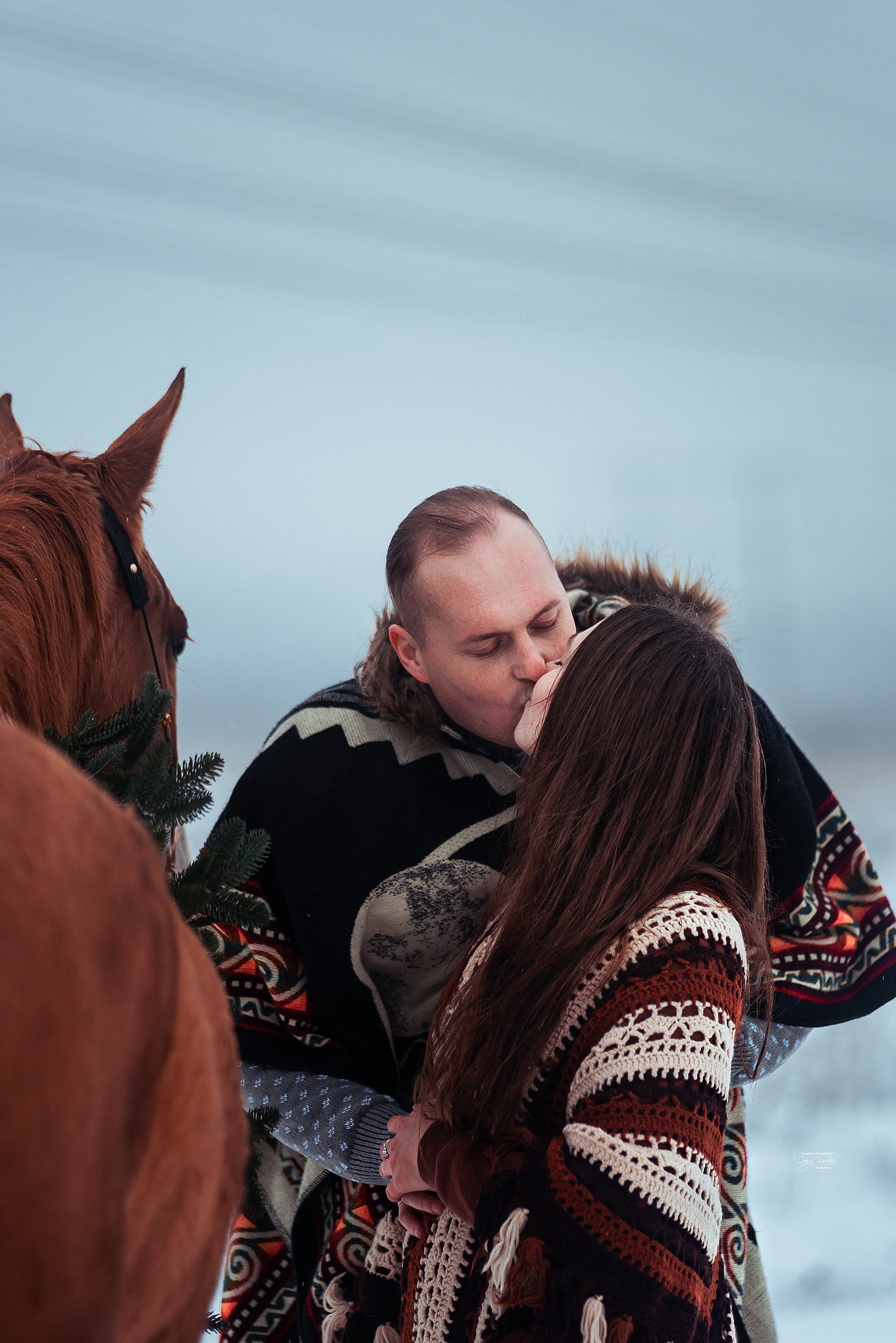 Новогодние зарисовки. Конный фотограф Куракина Дарья • Фотосессии с лошадьми