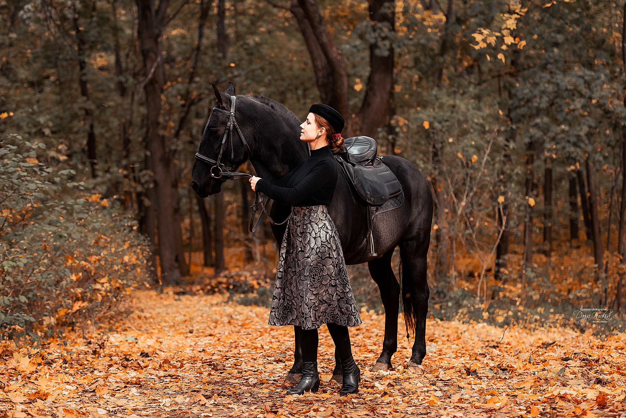 Анна и Гоша. Конный фотограф Куракина Дарья • Фотосессии с лошадьми
