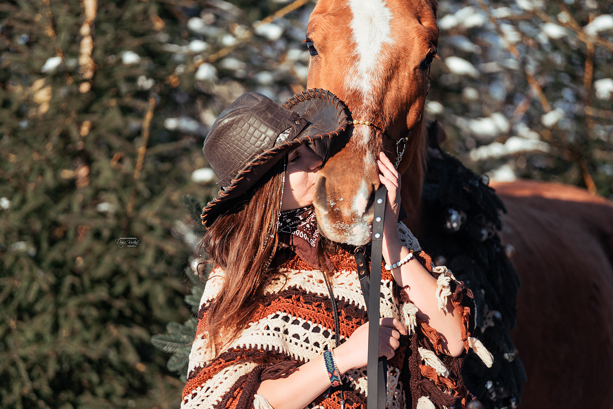 Таня и Бя. Конный фотограф Куракина Дарья • Фотосессии с лошадьми