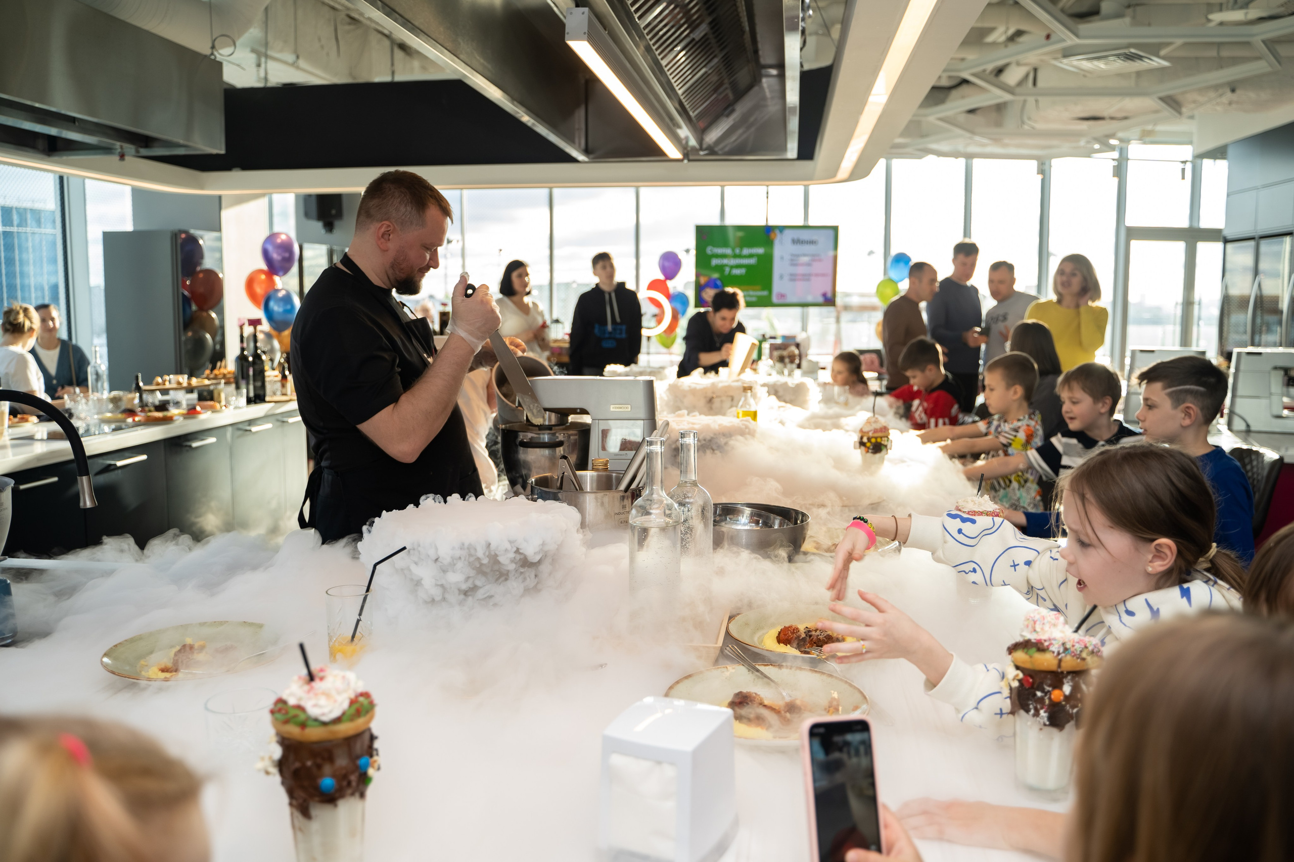 День Рождения в кулинарной студии. Фотограф в Одинцово, Москве