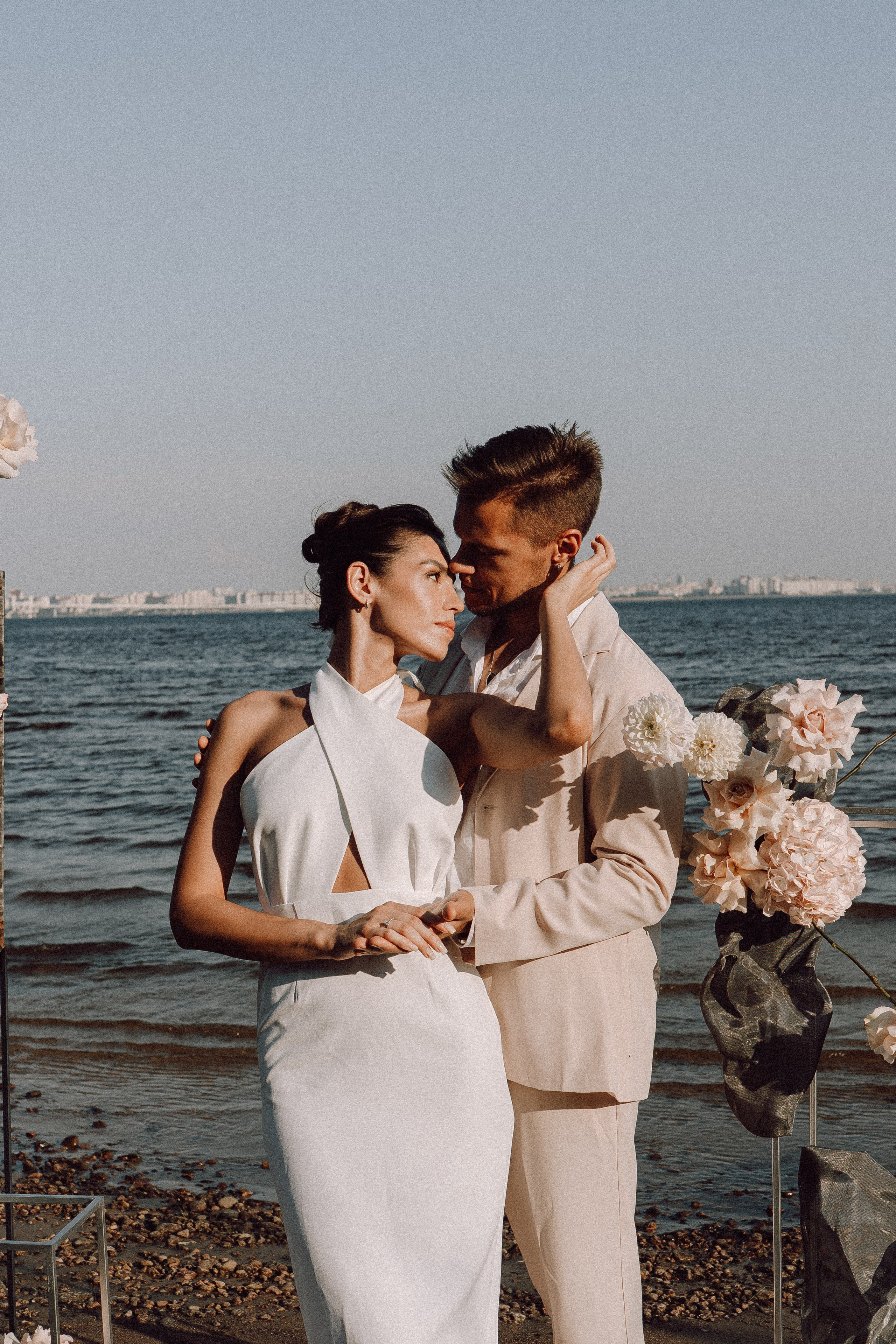 СВАДЕБНАЯ ФОТОСЕССИЯ ВЫЕЗДНОЙ ЦЕРЕМОНИИ (ФИНСКИЙ ЗАЛИВ). Профессиональный фотограф, Санкт-Петербург — Виктория Богомолова