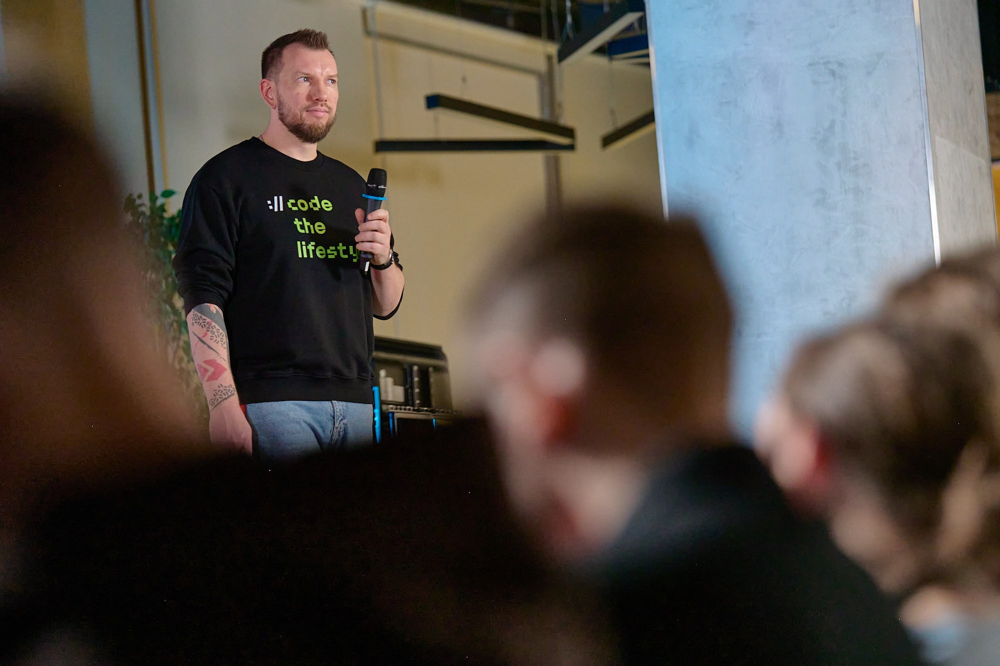 GoLang митап в Lamoda. Репортажный фотограф в Москве Вадим Францев