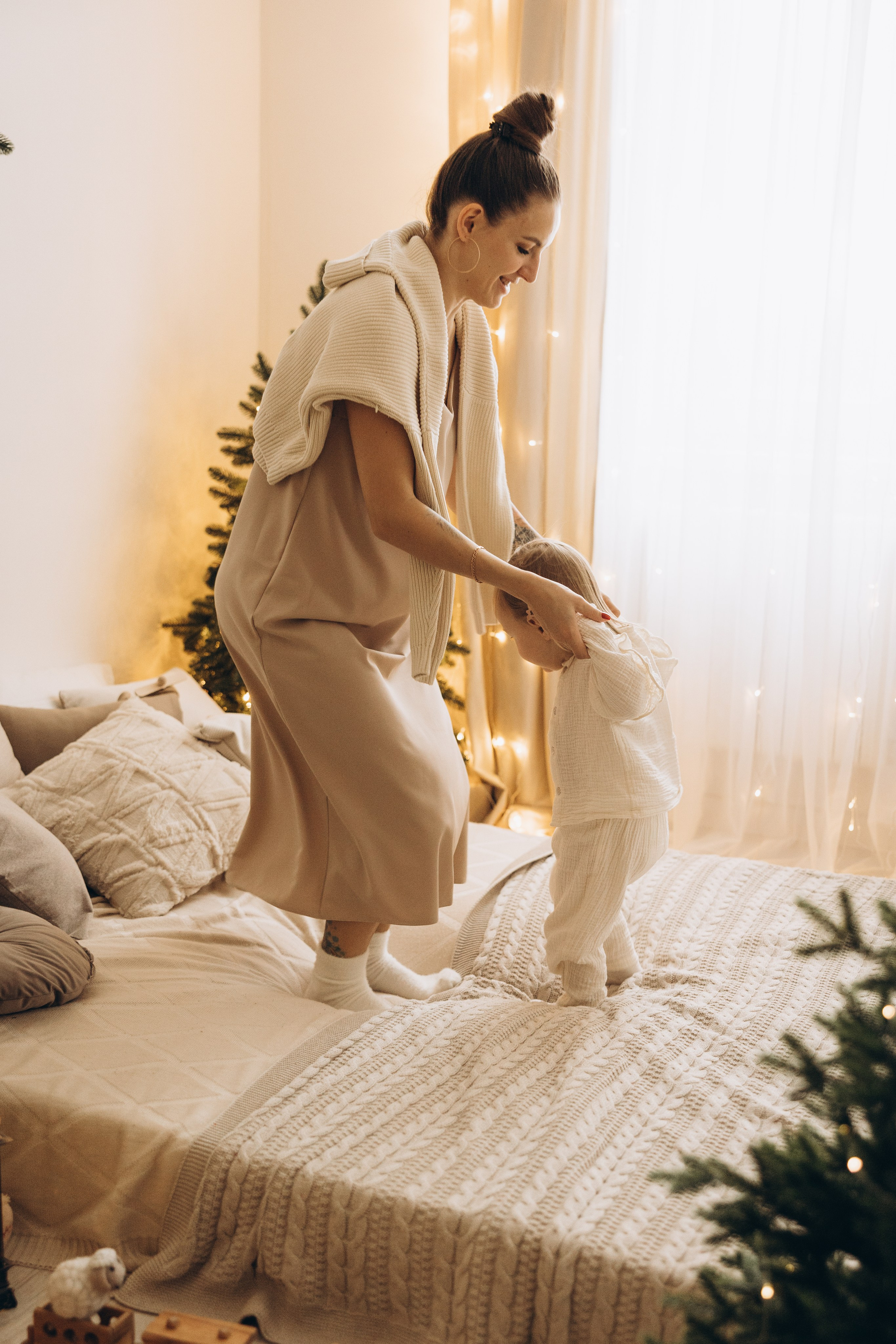 Ольга и Мирослава НГ. Семейный фотограф в Москве Виктория Ястребинская