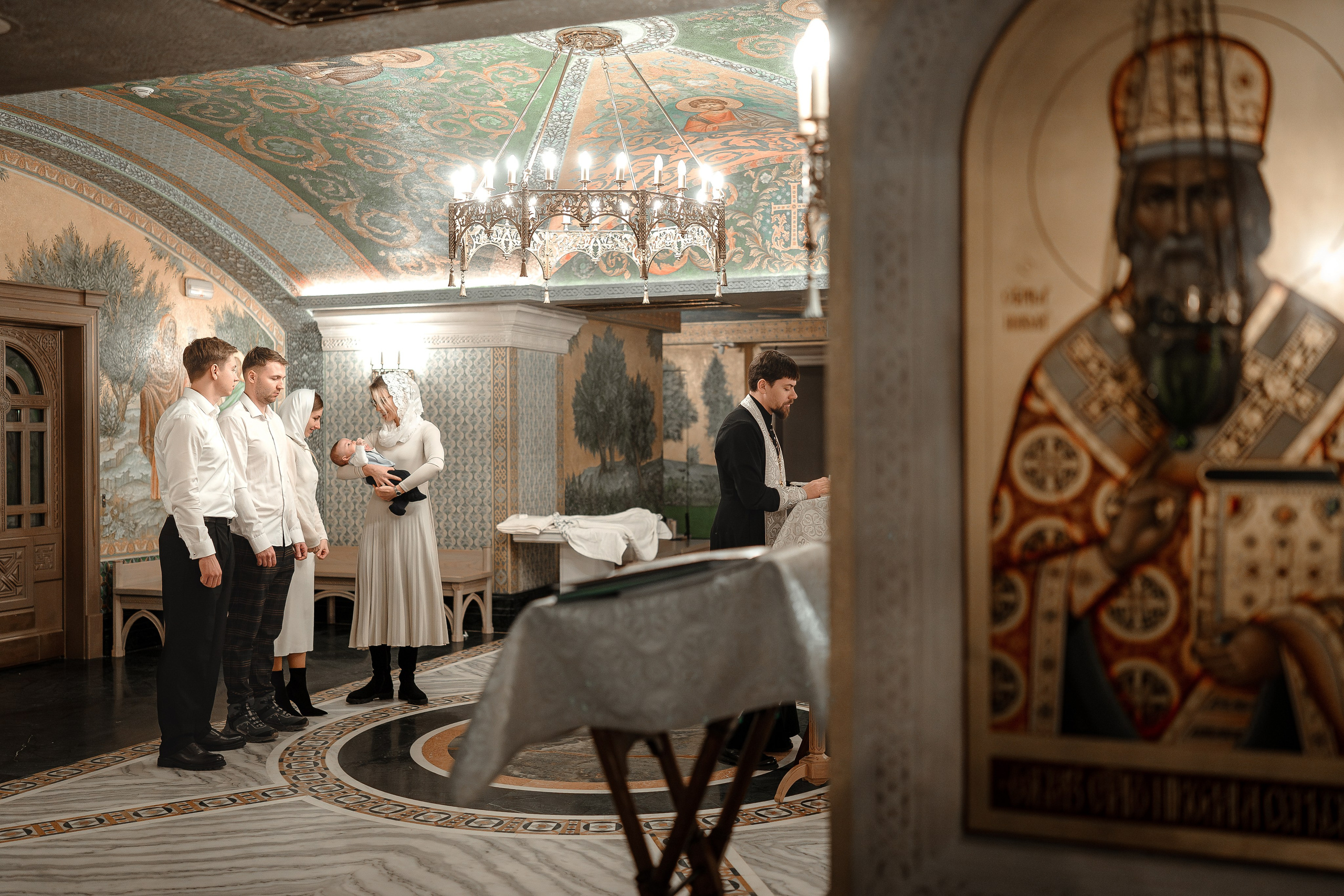 фотограф на крещение в Сретенском монастыре