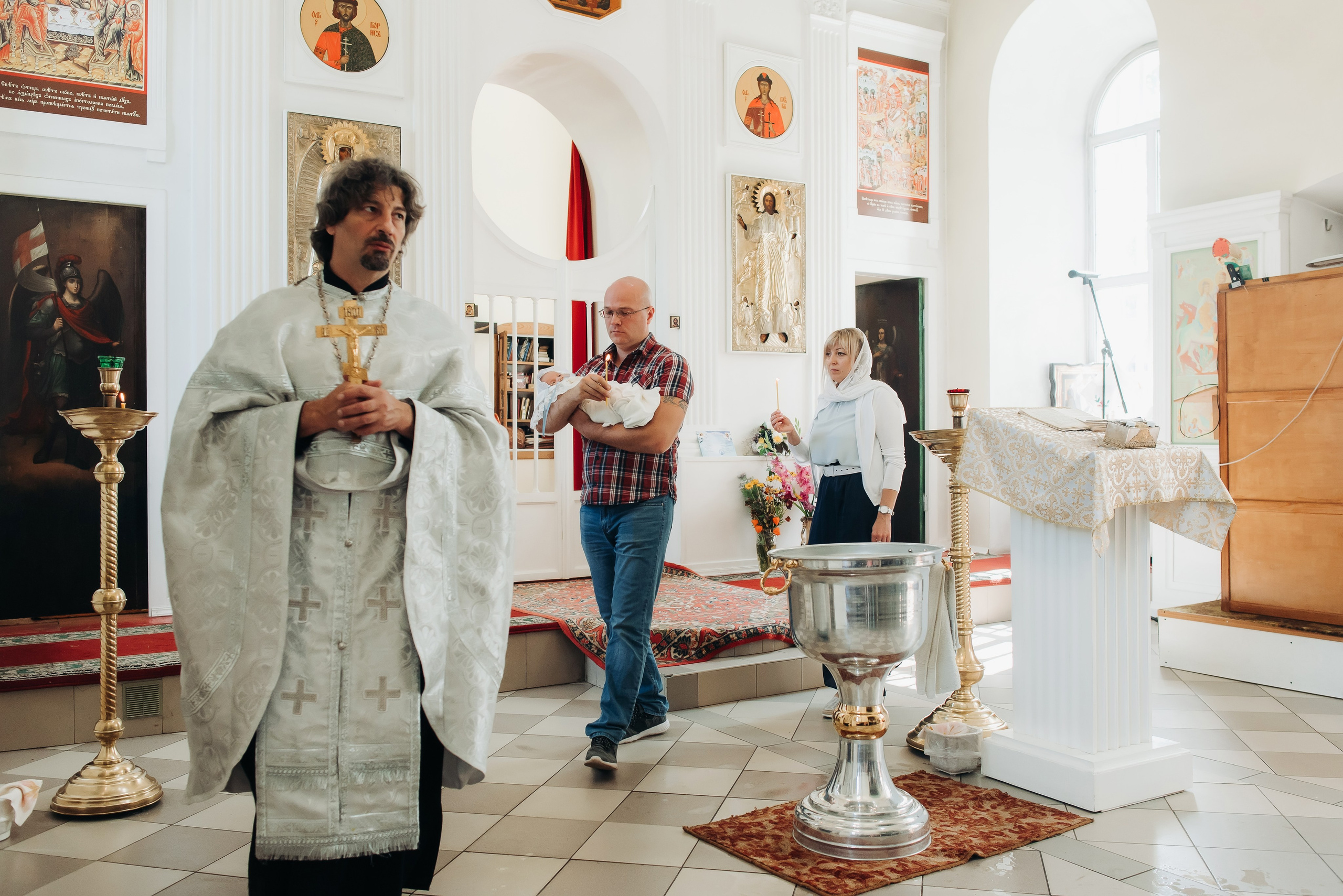 Таинство Крещения. Семейный и детский фотограф в Обнинске, Калуге, Москве