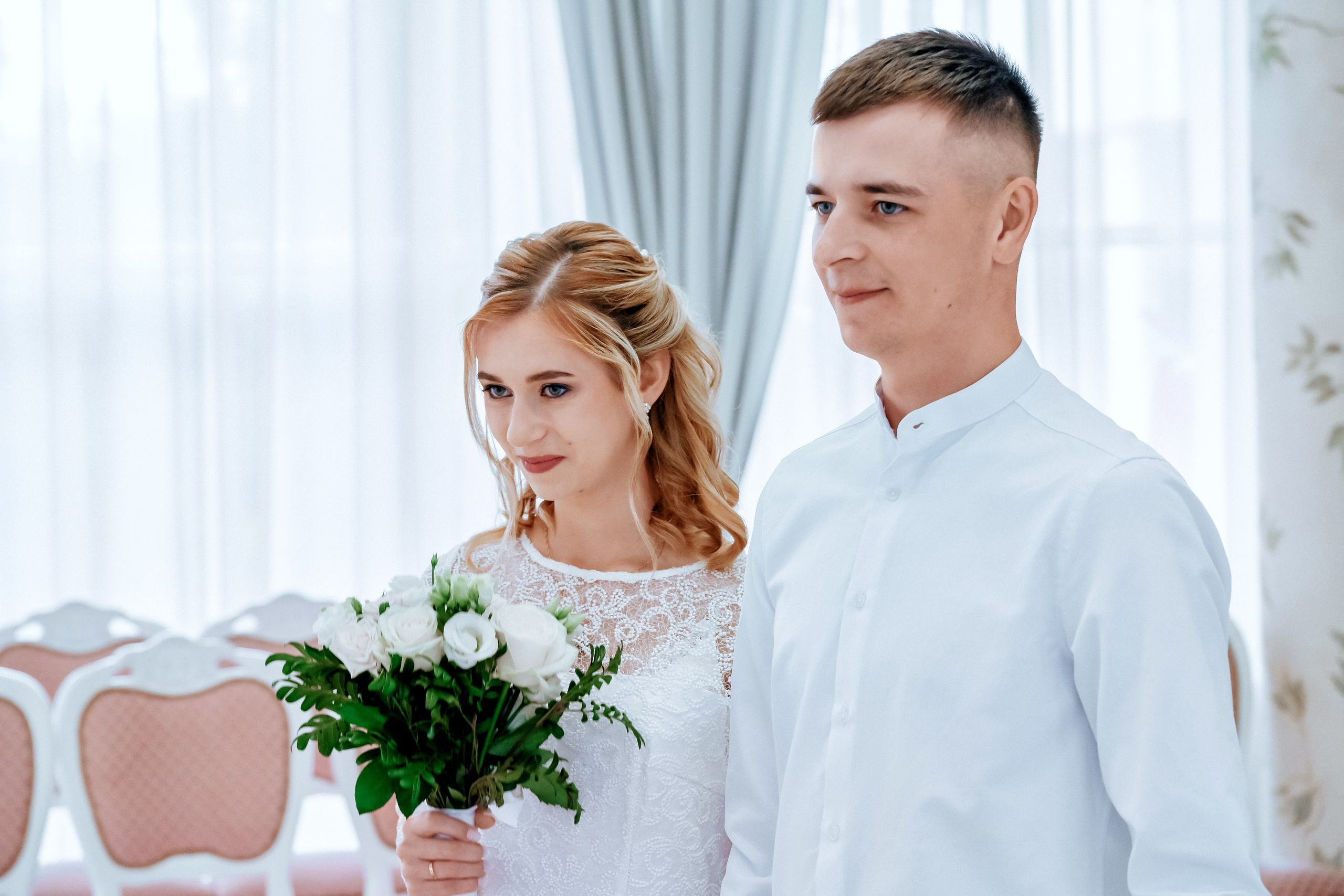 Молодожены Владислав и Алина