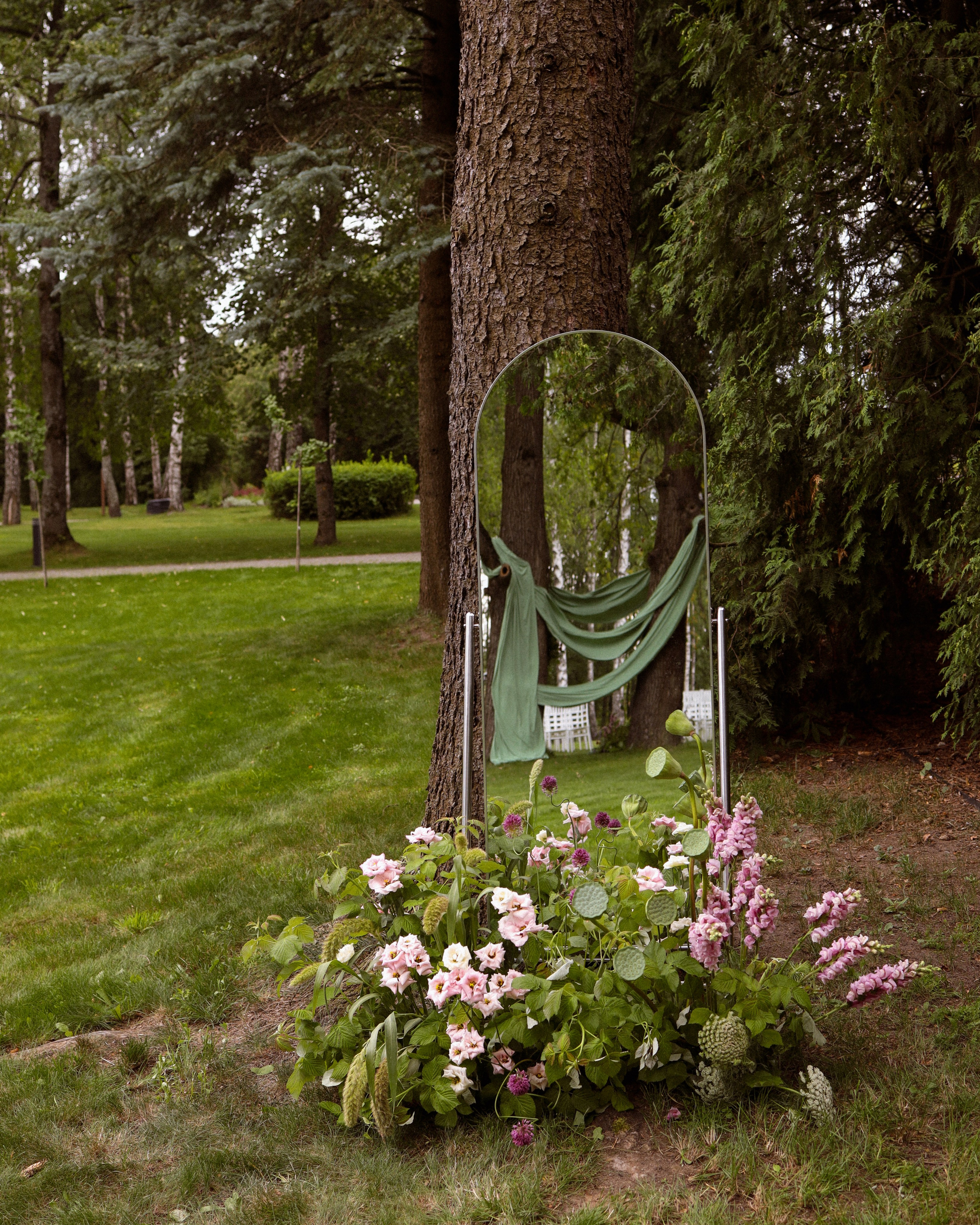 Декор выездной площадки