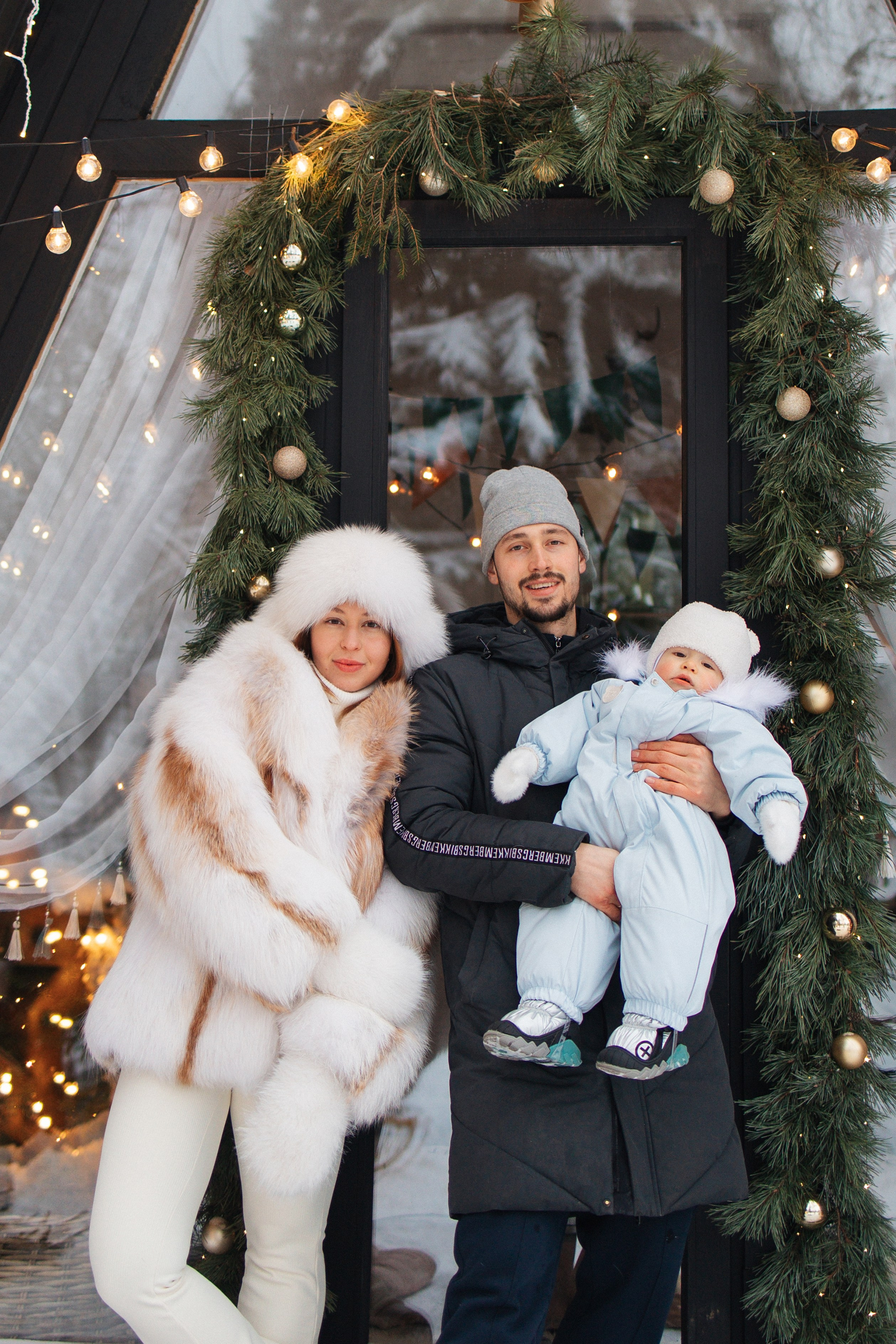 Ксения, Владимир, Леон, Шале в лесу. Семейный фотограф в Москве Марина Петра
