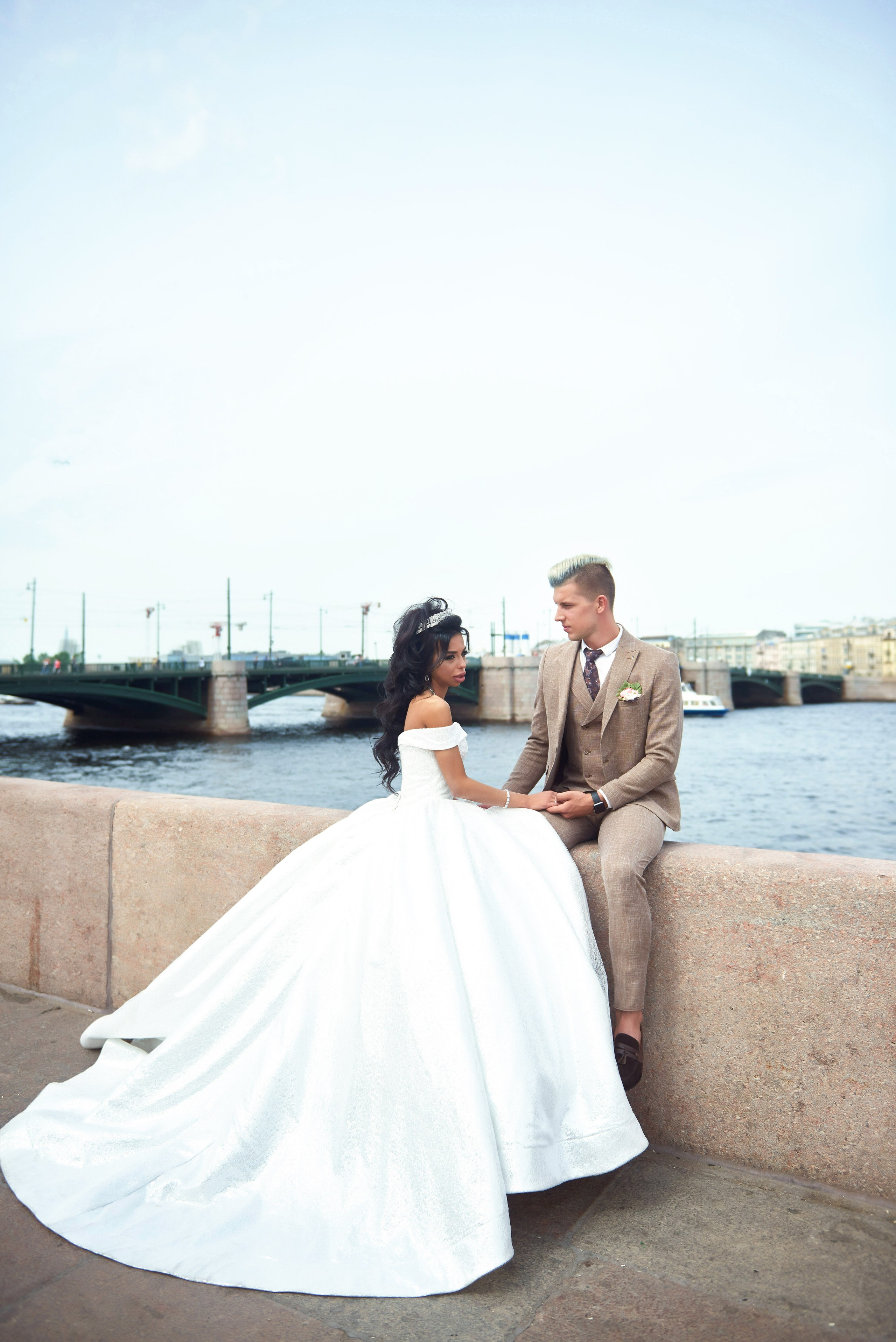 Михаил и Анна (Первый Дворец Бракосочетания России на Английской набережной 28). Портретный, семейный и свадебный фотограф в Санкт-Петербурге и в Пушкине Ширяев Денис