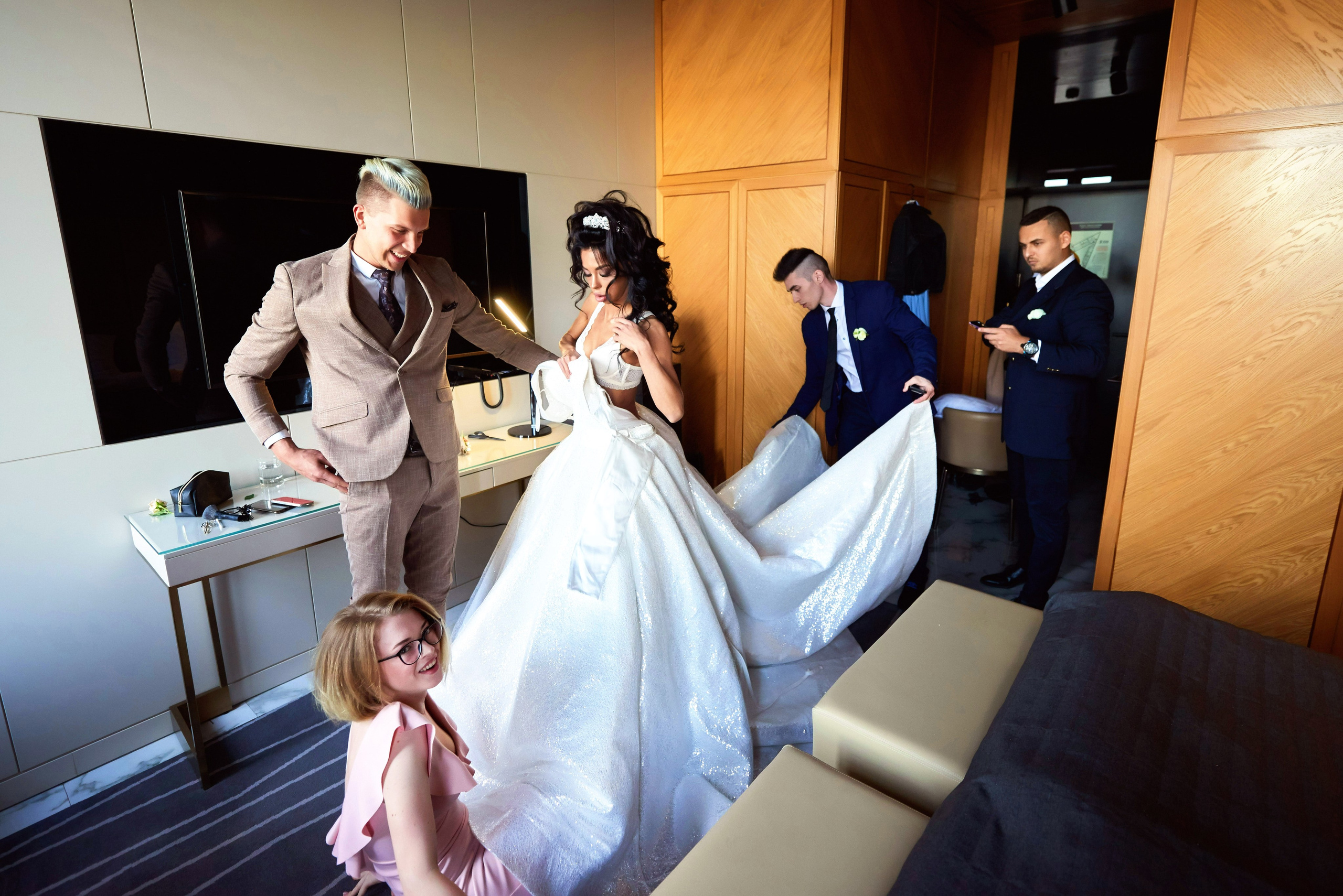 Михаил и Анна (Первый Дворец Бракосочетания России на Английской набережной 28). Портретный, семейный и свадебный фотограф в Санкт-Петербурге и в Пушкине Ширяев Денис