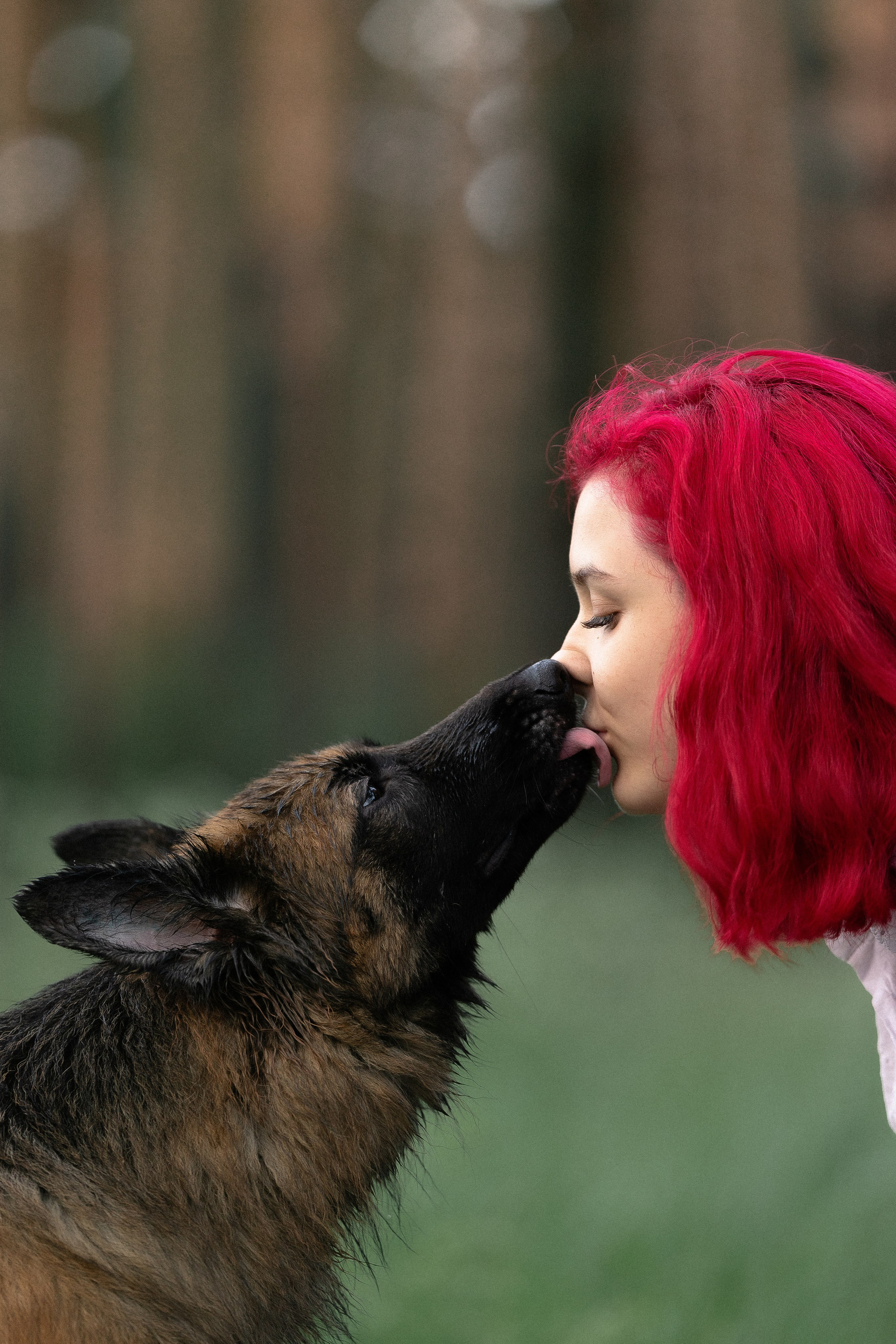 Алена, Фанни и Фрея. Фотограф и видеограф анималист Аганина Дарья