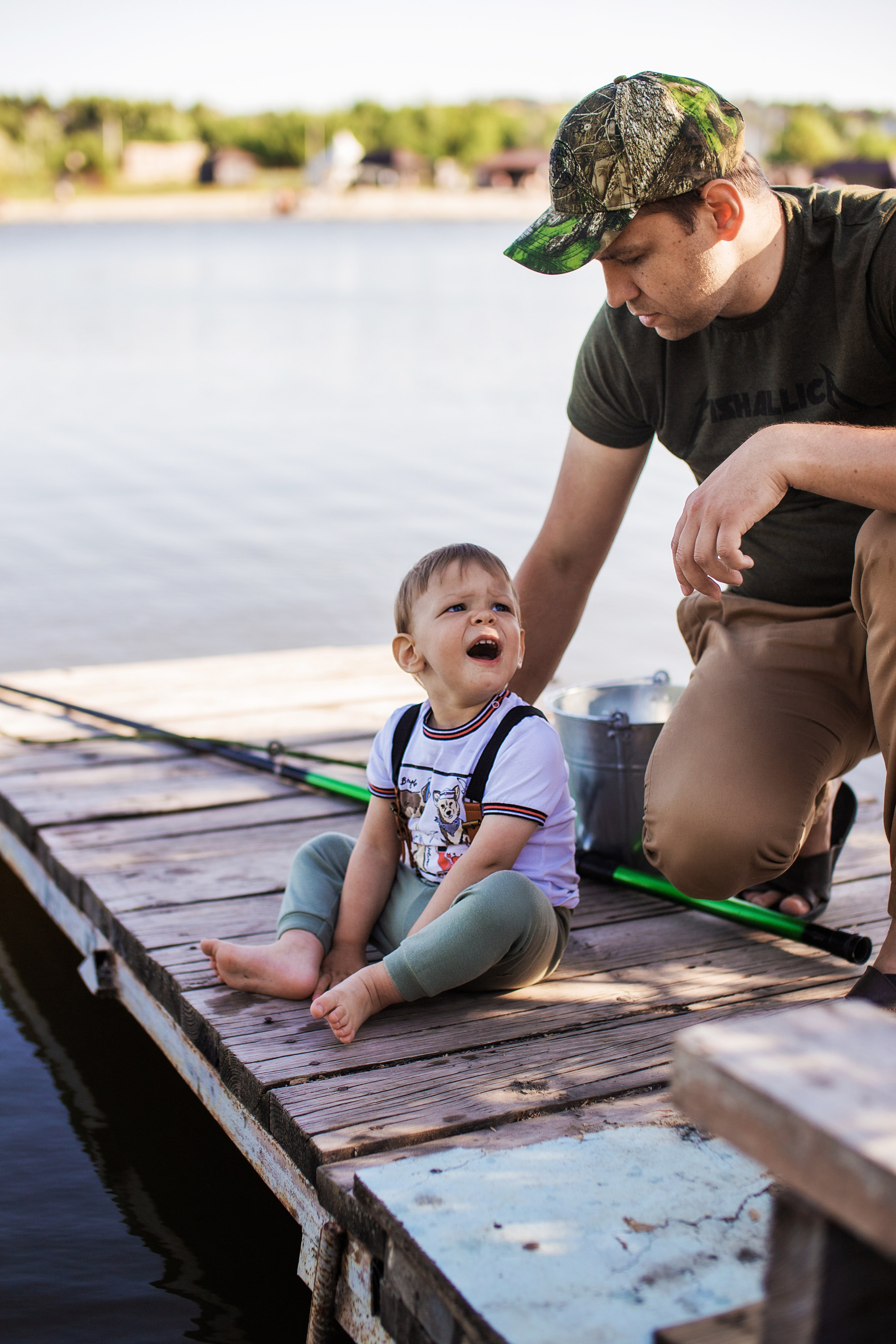 На рыбалке. Семейный фотограф в Саратове