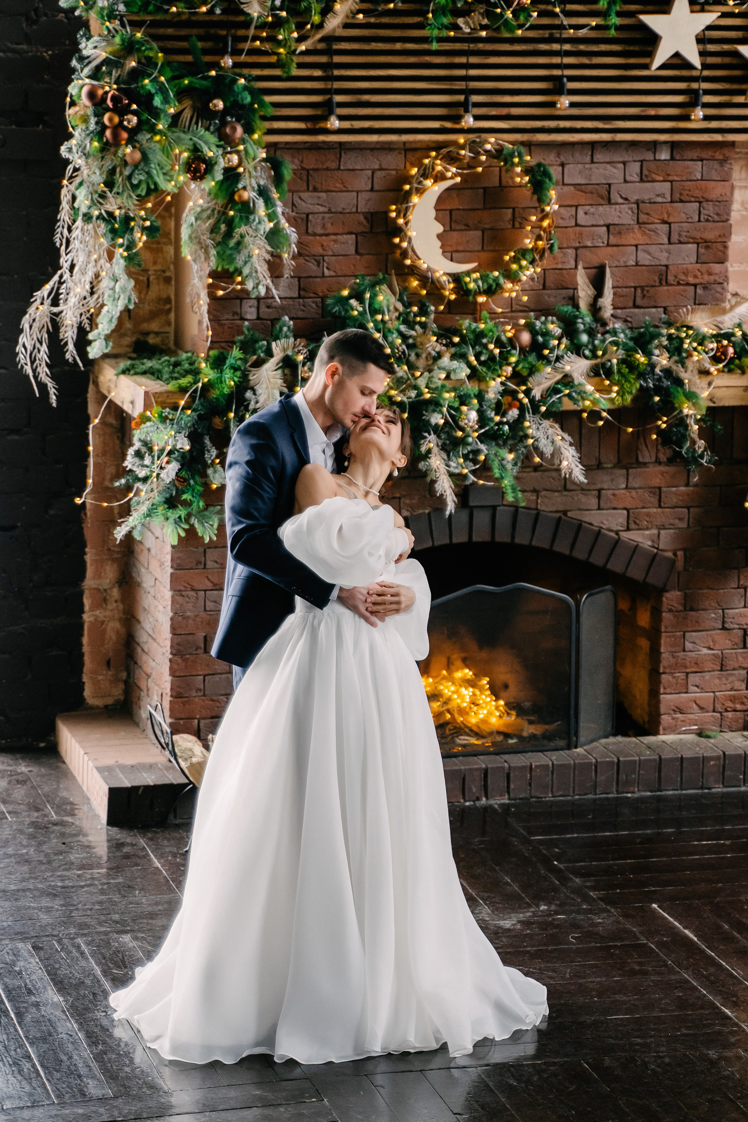 Свадебная фотосессия молодоженов в студии. Свадебный и семейный фотограф из Воронежа|Москвы Бубнова Екатерина