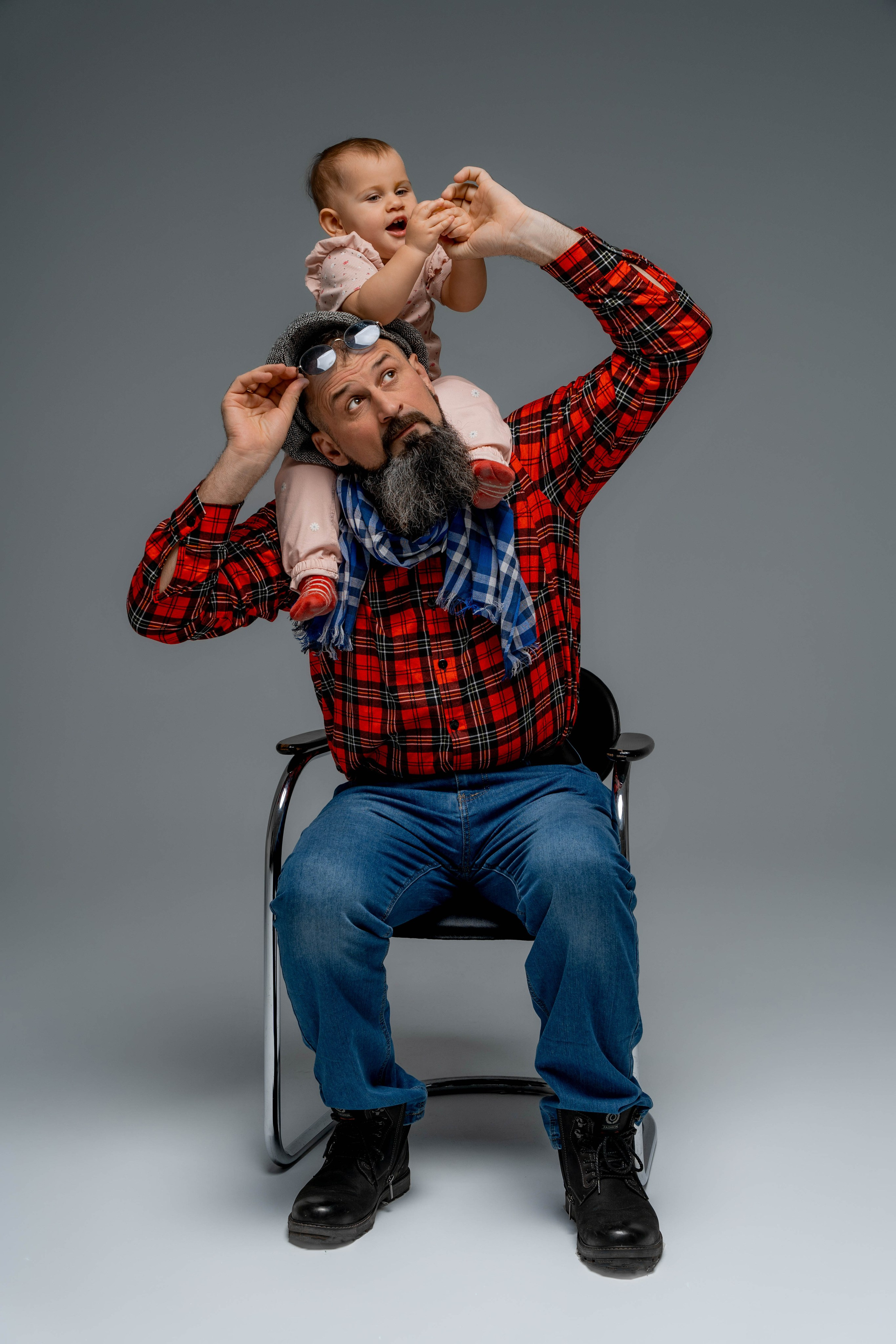 Семейные фотосессии на циклораме.Белом фоне. Профессиональный фотограф Ковалева Олеся