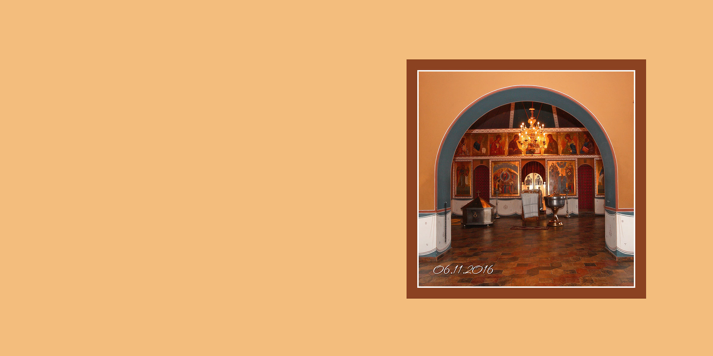 Съемка обряда крещения запечатлена в фотокниге. Детский, семейный и портретный фотограф в Москве Марина Смрига