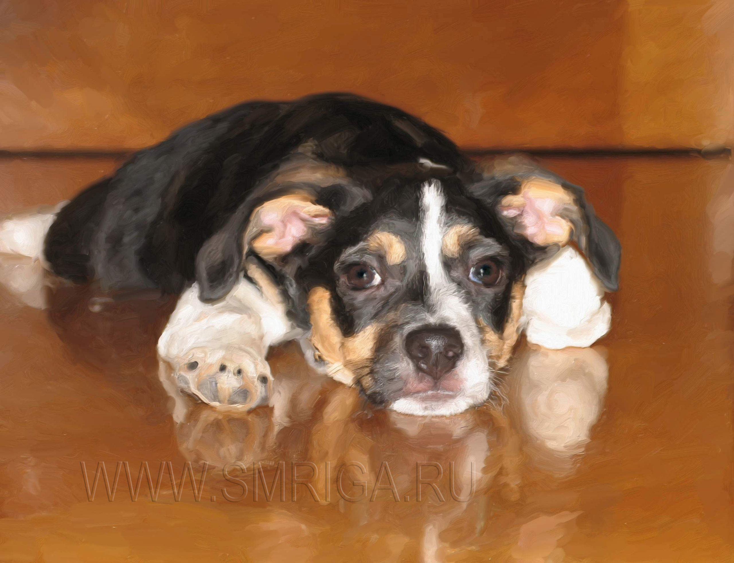 Фотопортрет на холсте. Детский, семейный и портретный фотограф в Москве Марина Смрига