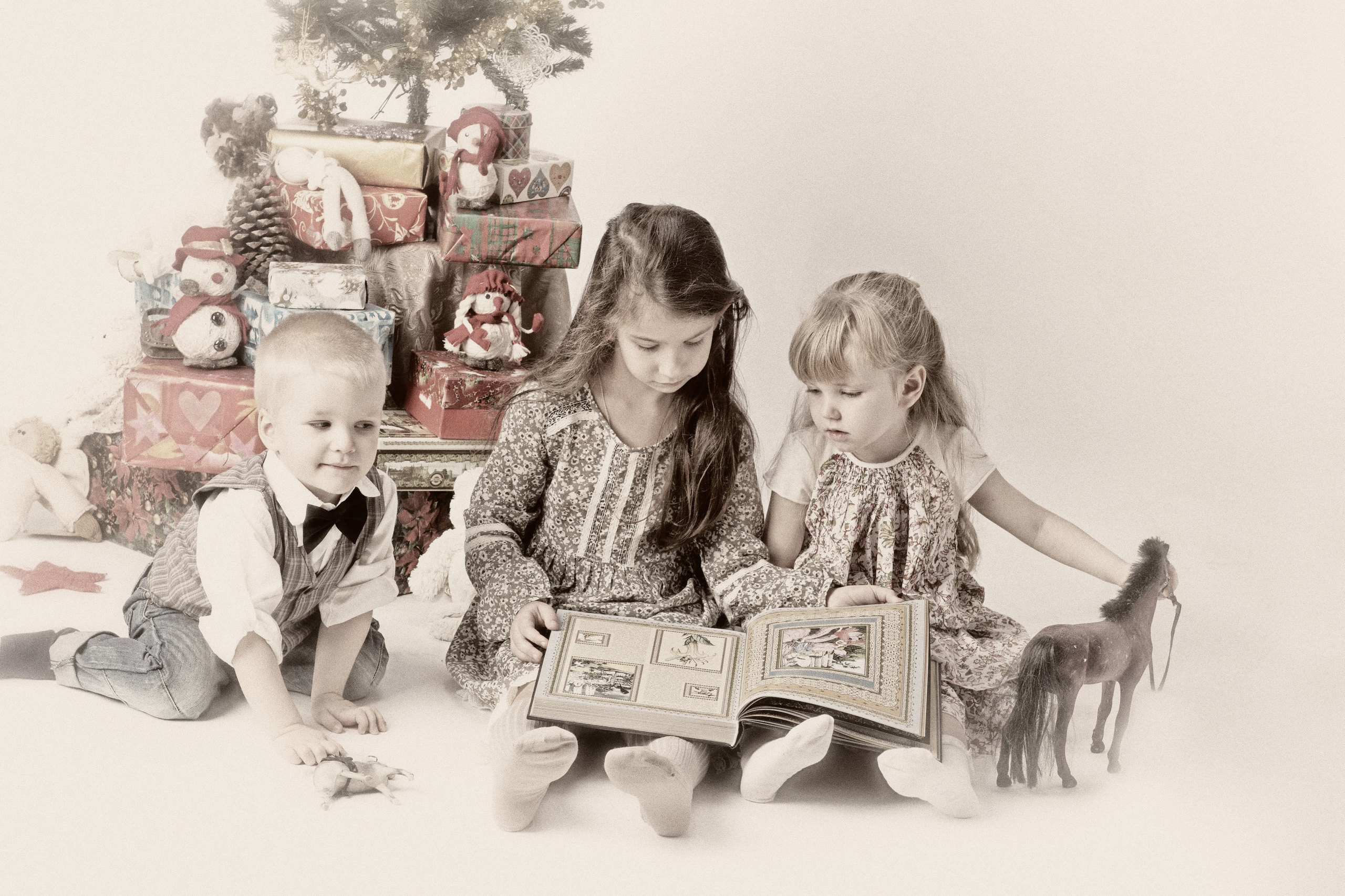 Фотопроекты для детей - рождественские открытки. Детский, семейный и портретный фотограф в Москве Марина Смрига