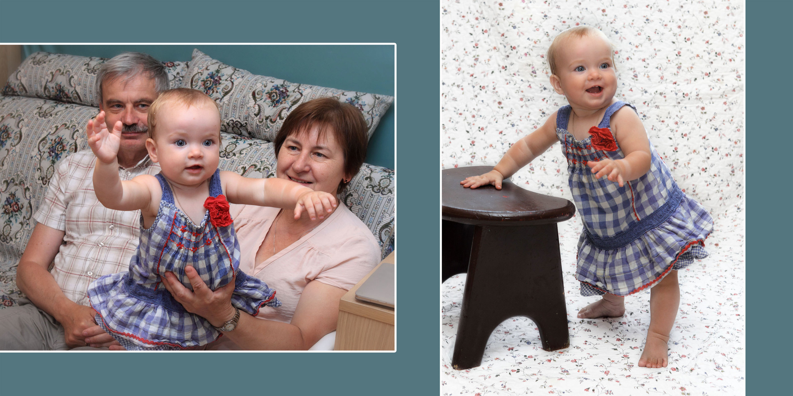 Фотокнига первого года жизни. Детский, семейный и портретный фотограф в Москве Марина Смрига