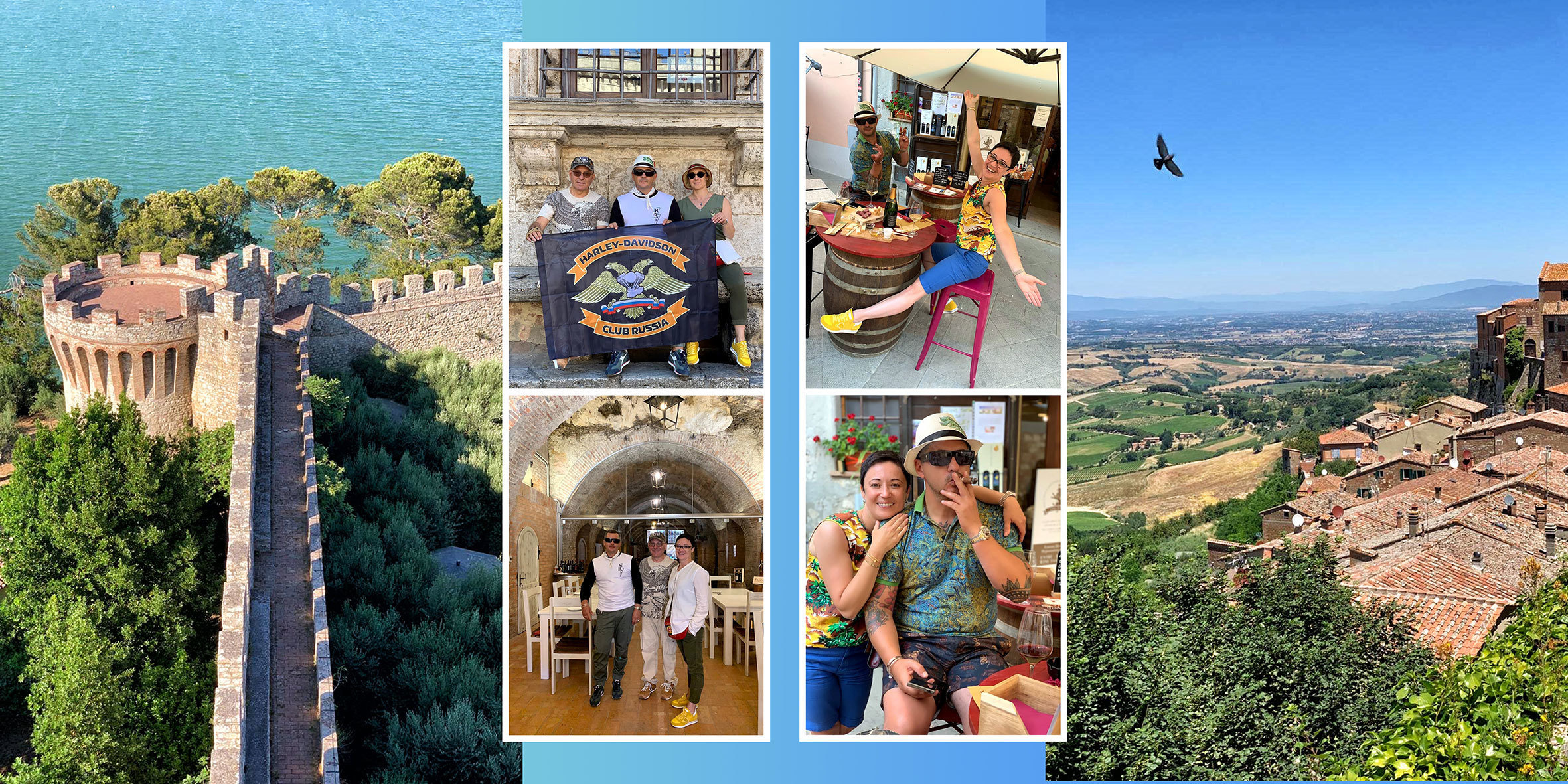 Чудесные виды Тосканы, сфотографированы на телефон.