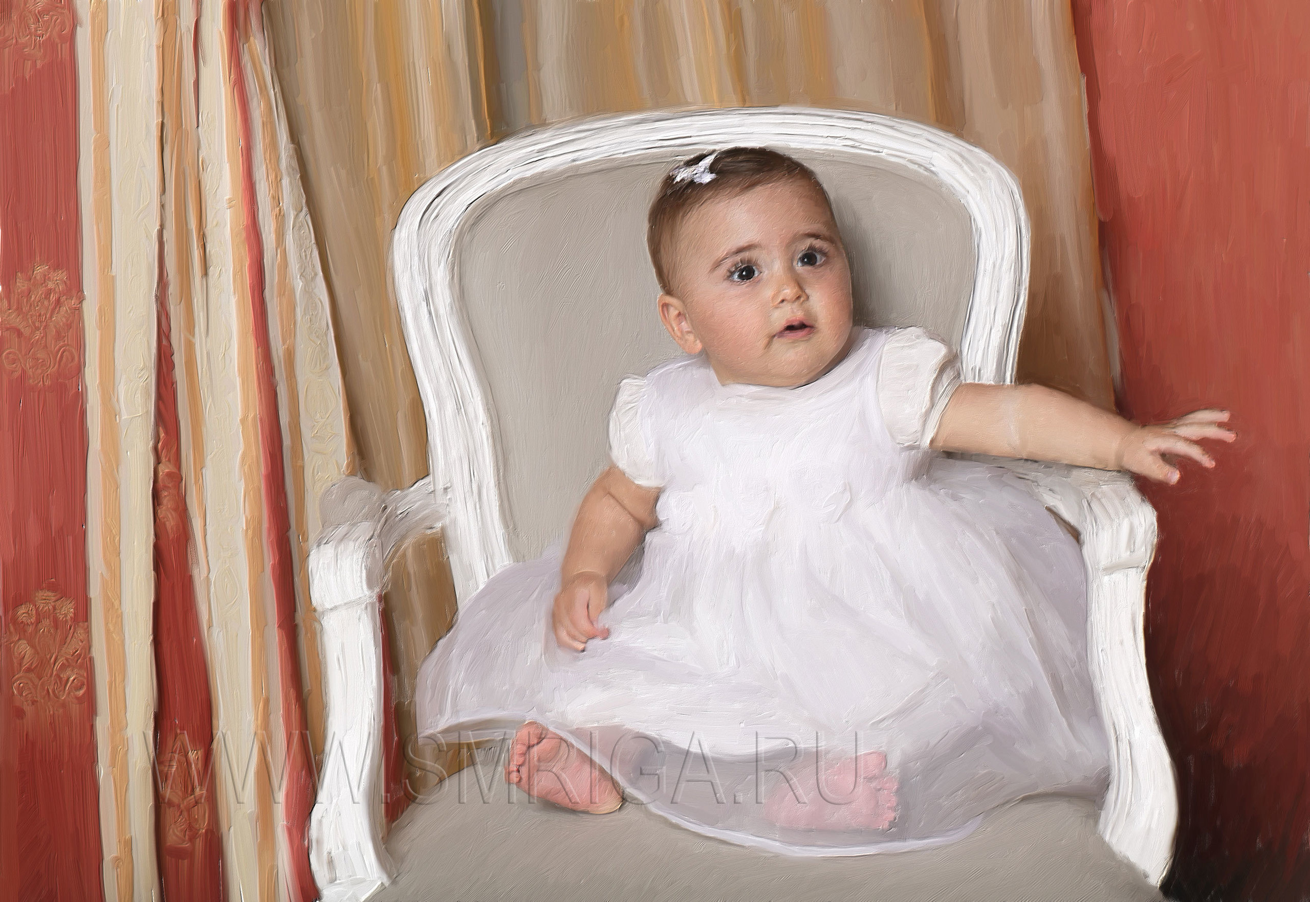 Фотопортрет на холсте. Детский, семейный и портретный фотограф в Москве Марина Смрига