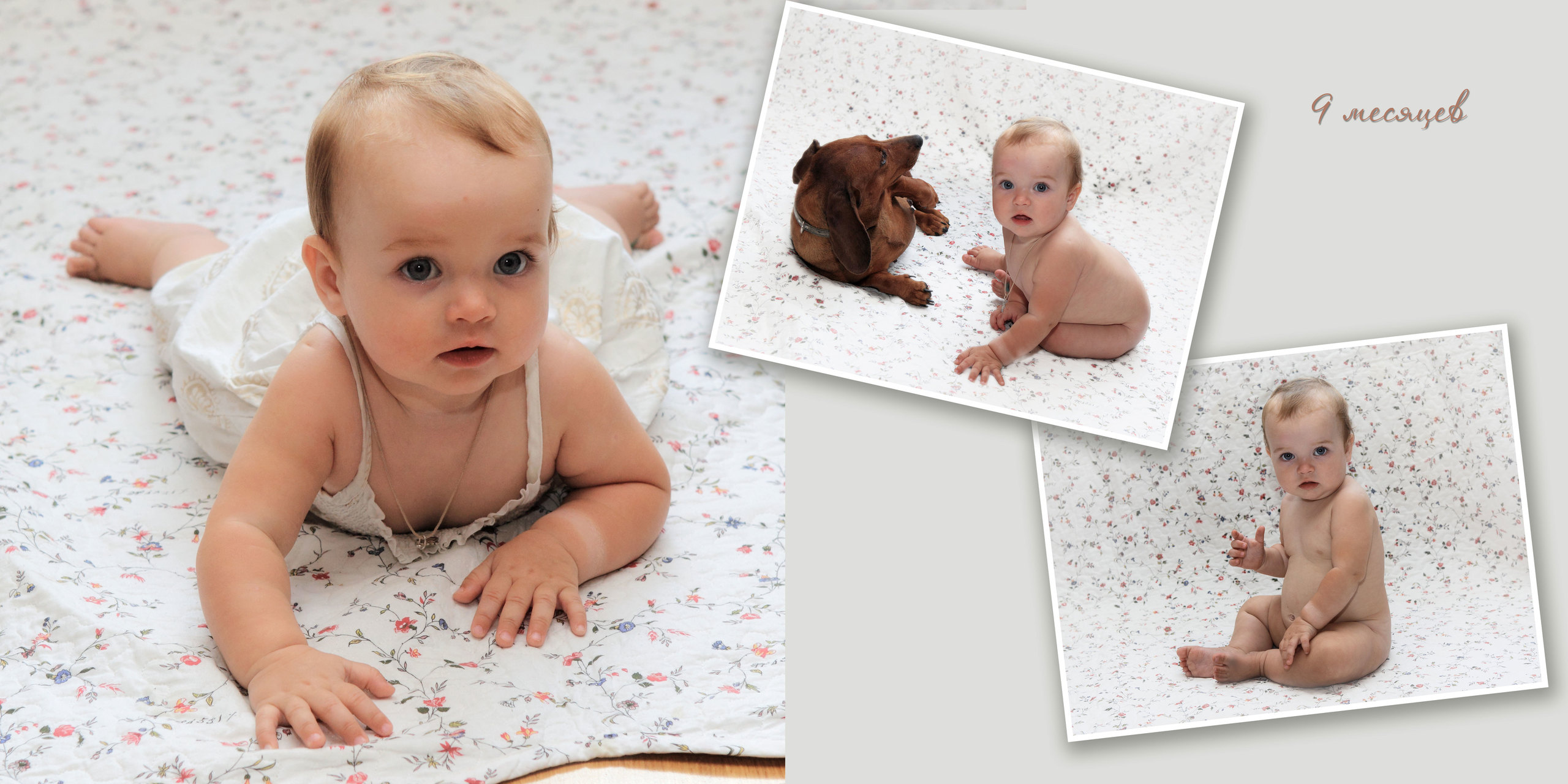 Фотокнига первого года жизни. Детский, семейный и портретный фотограф в Москве Марина Смрига