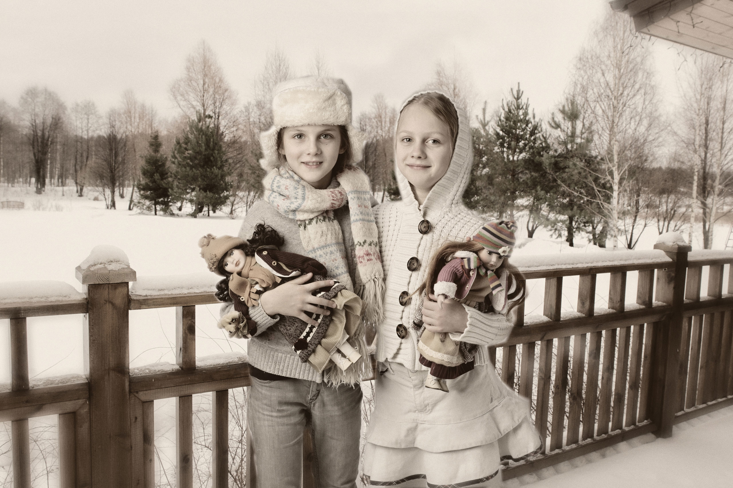 Фотопроекты для детей - рождественские открытки. Детский, семейный и портретный фотограф в Москве Марина Смрига