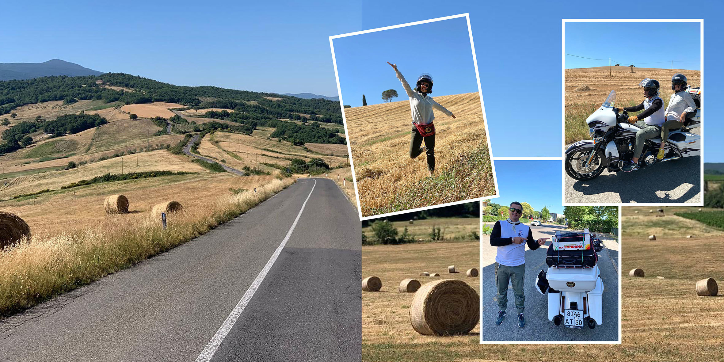 Замечательное, романтическое путешествие по Тоскане на мотоциклах.