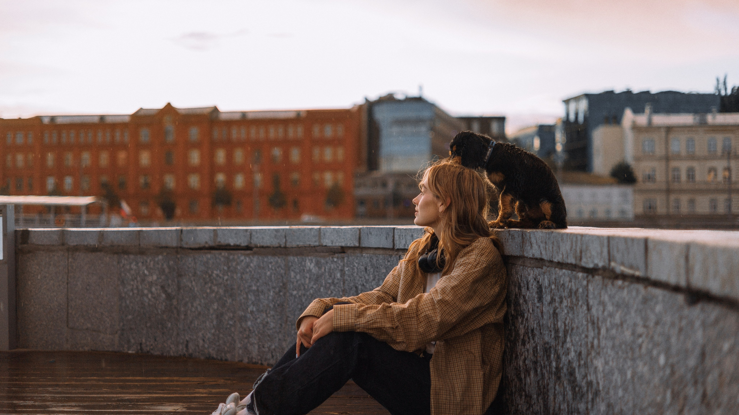 Аня и Ривер. Фотограф-анималист Богданова Полина
