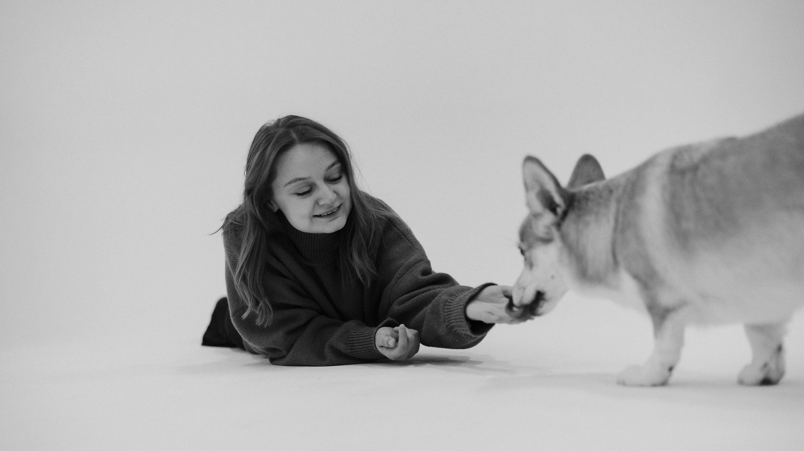 Настя и Мия. Фотограф-анималист Богданова Полина