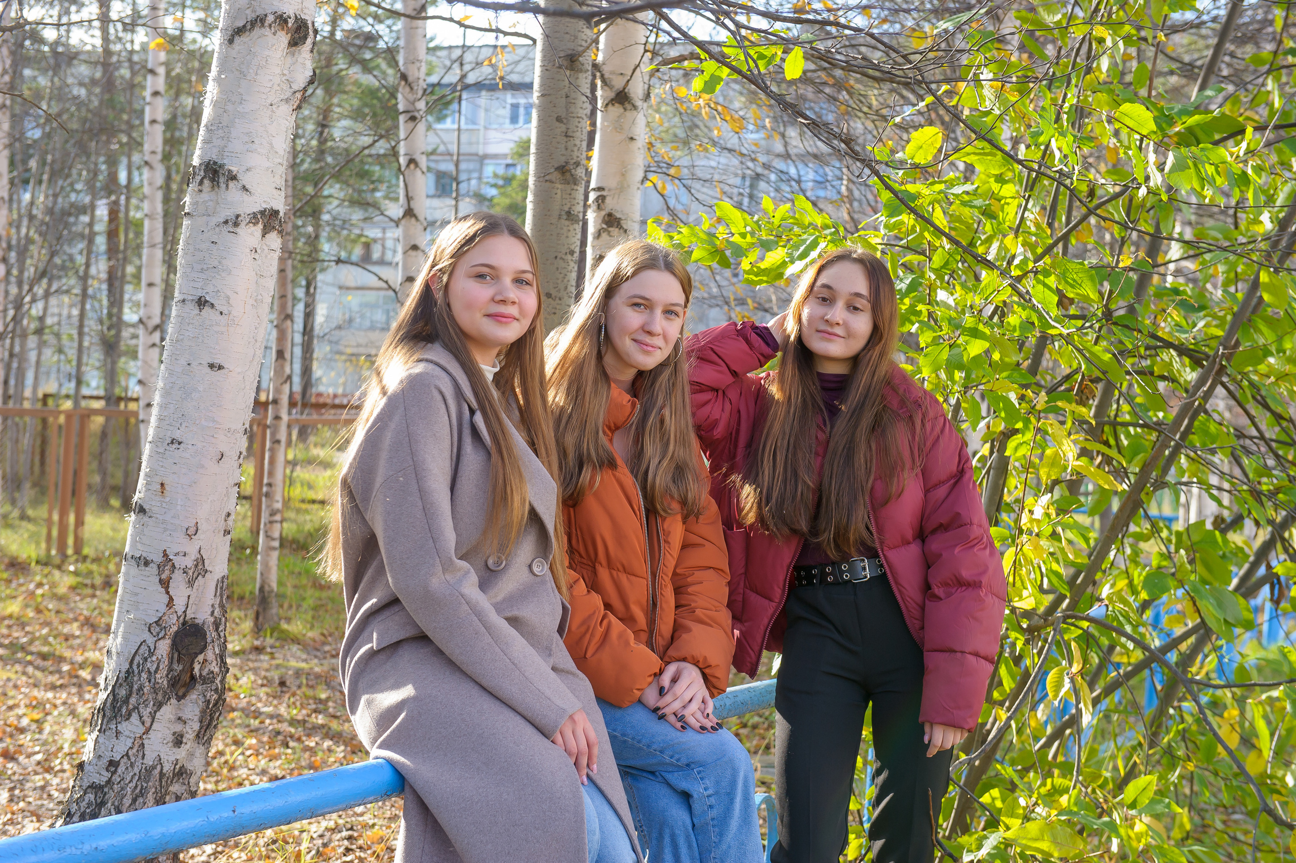 осеннии фото у школы