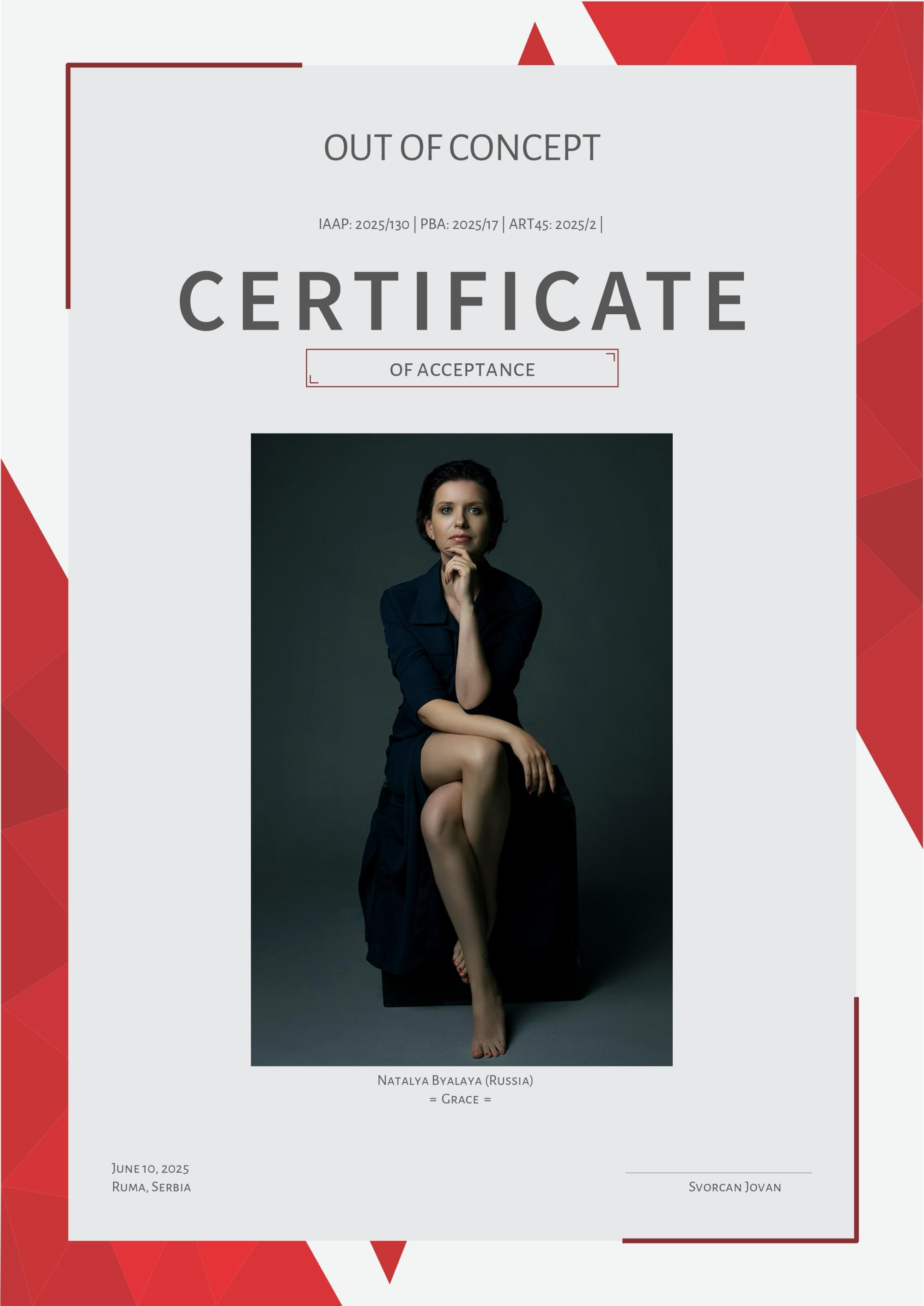 Награды. Портретный фотограф из Санкт-Петербурга Наталья Бялая