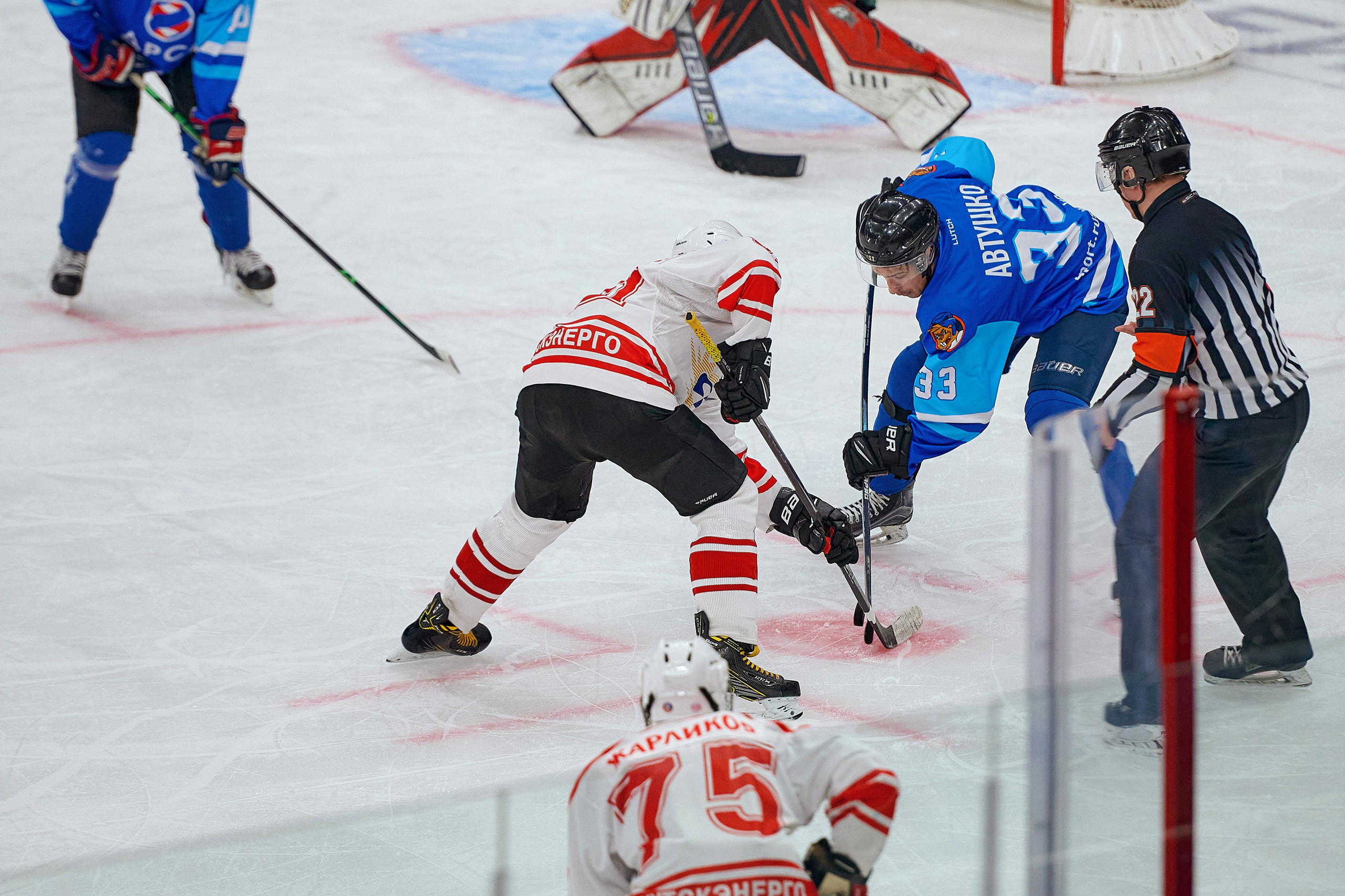 Портфолио репортажной фотосъёмки: Кристалл арена — Хоккей — РусГидро. Фотограф Яковлев Роман — Красноярск