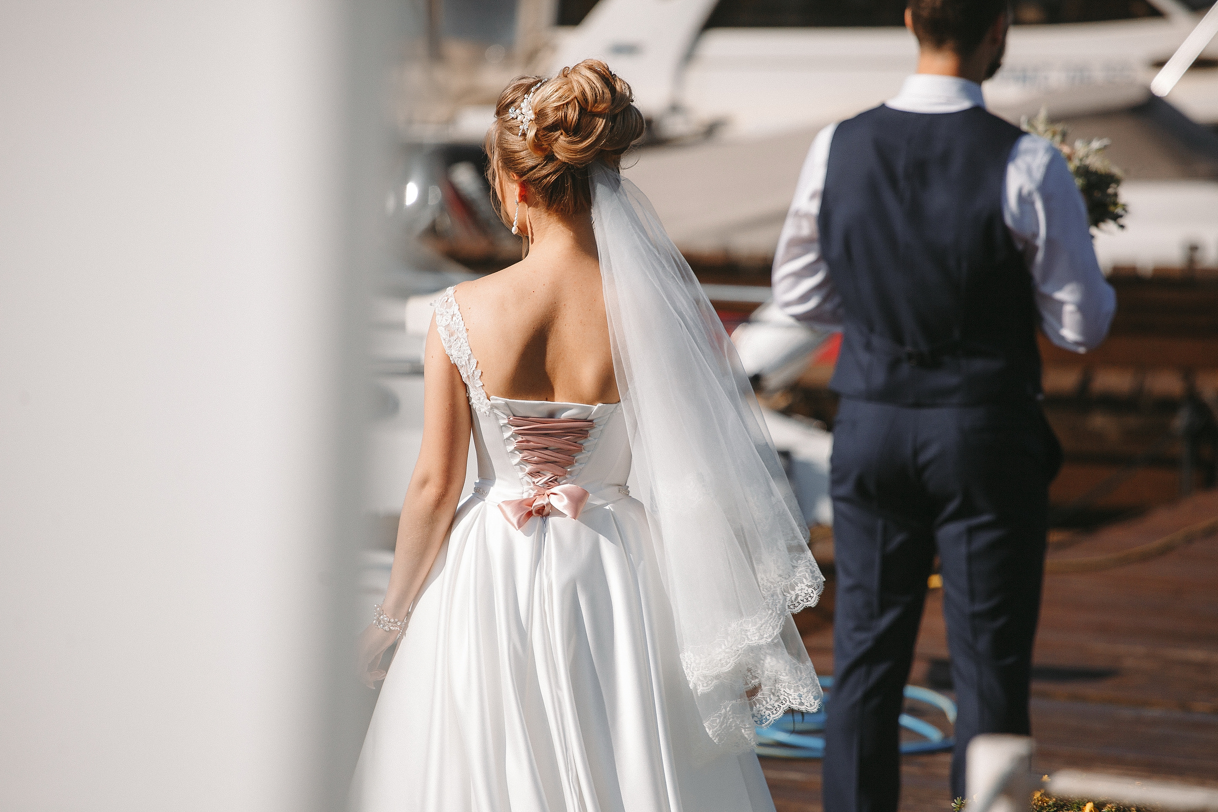 Свадебная фотосессия Яхт Клуб Водник для Елены и Тараса