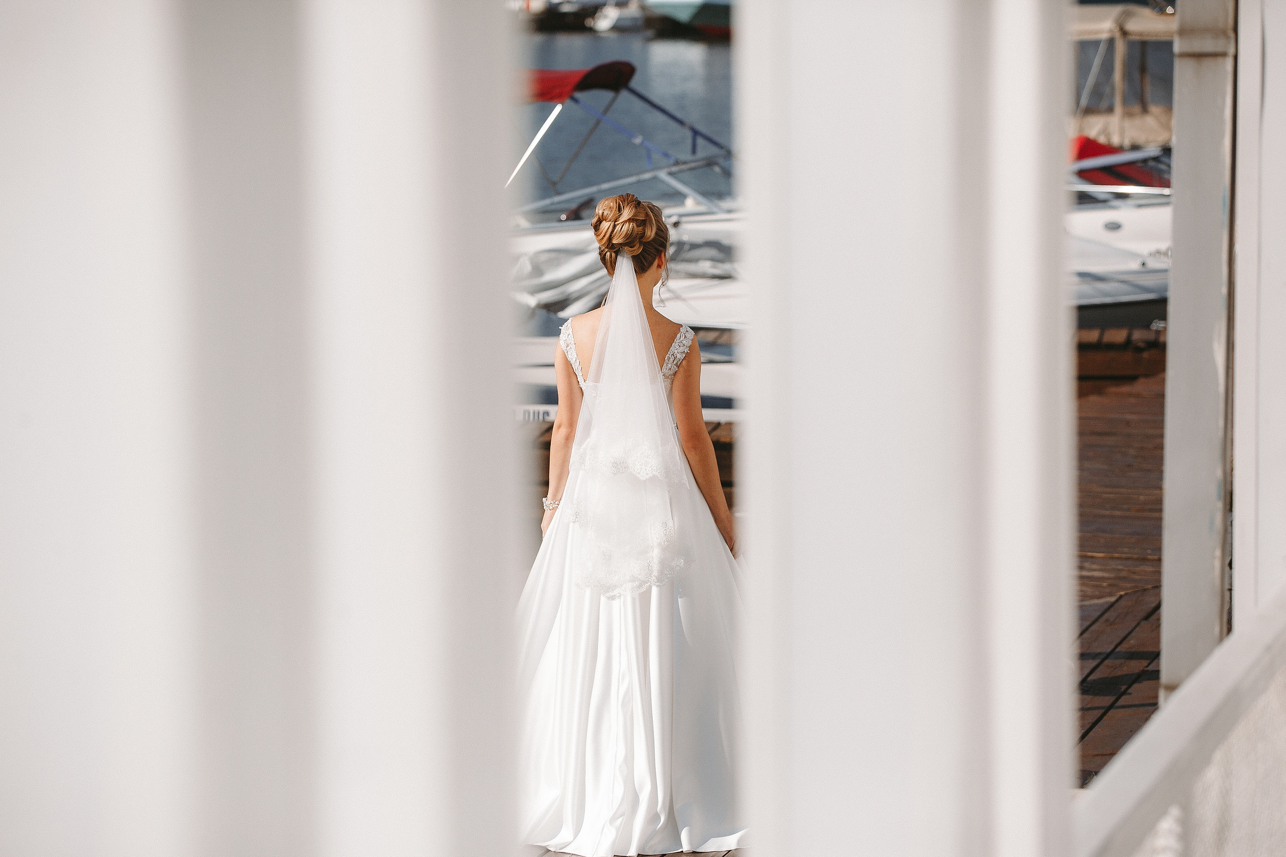 Свадебная фотосессия Яхт Клуб Водник для Елены и Тараса