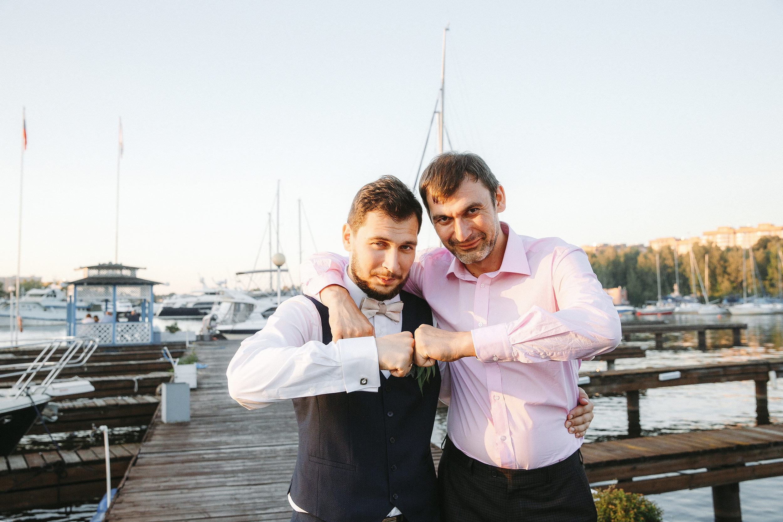 Свадебная фотосессия Яхт Клуб Водник для Елены и Тараса
