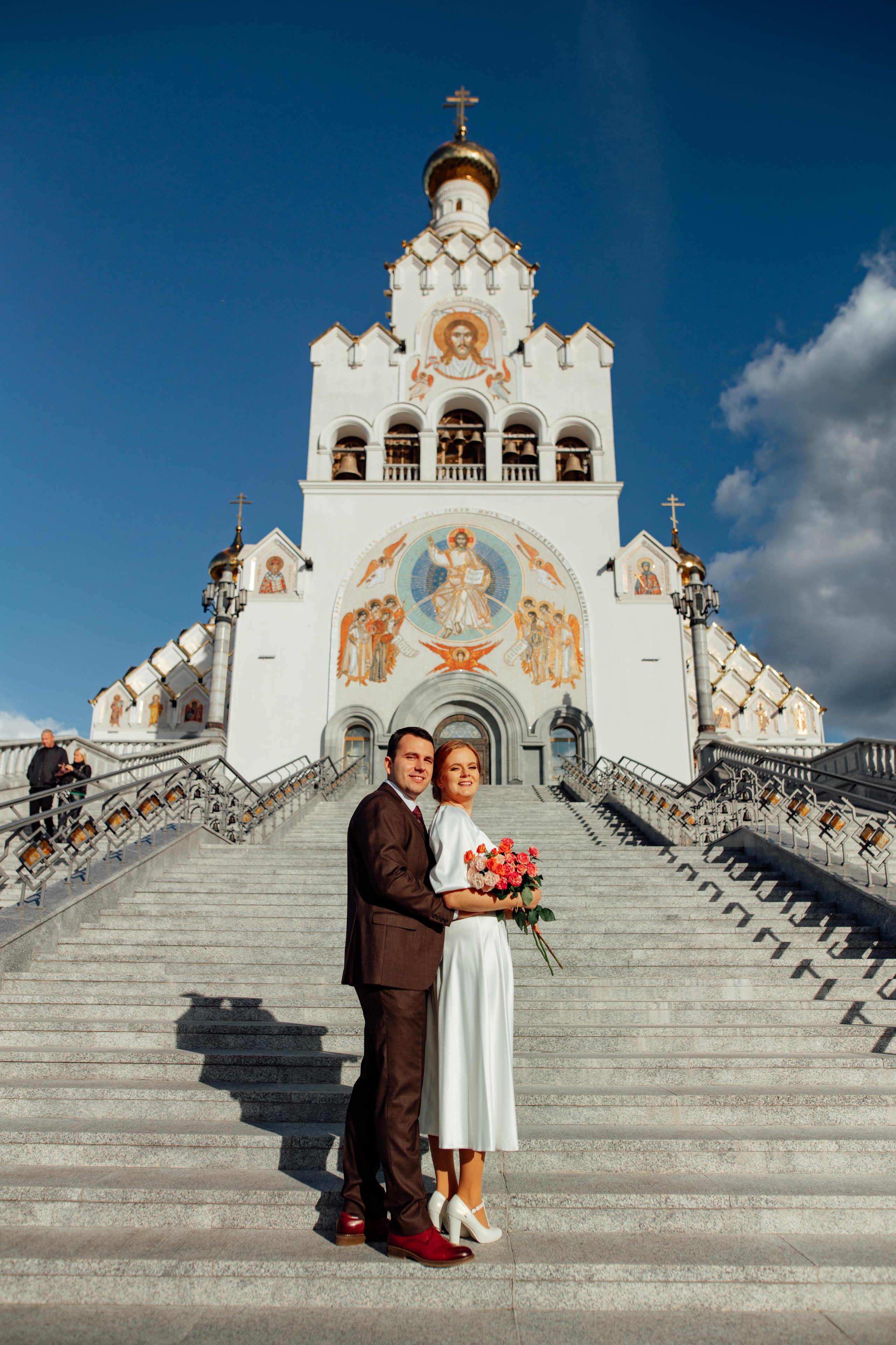 Кирилл и Александра, Храм Всех Святых, Минск октябрь 22