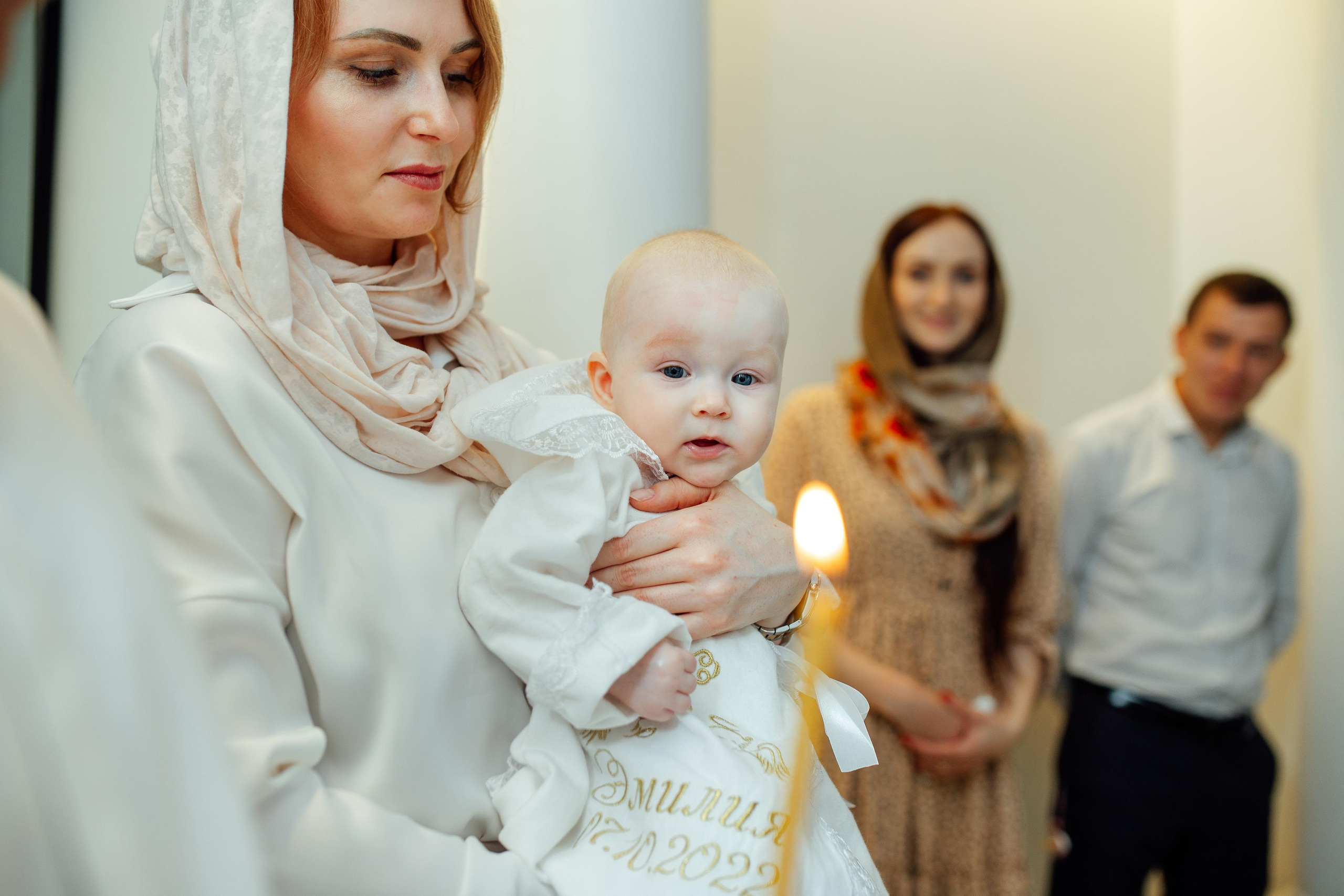 Крещение Эмилии, октябрь 22, храм Святой Троицы, Минск