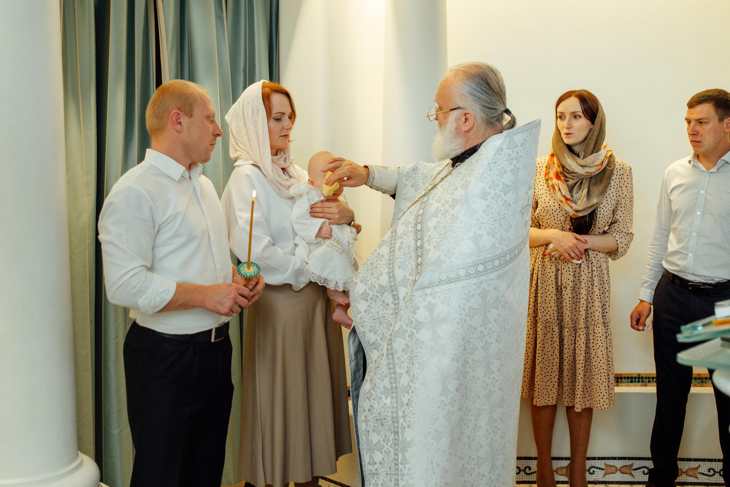 Крещение Эмилии, октябрь 22, храм Святой Троицы, Минск